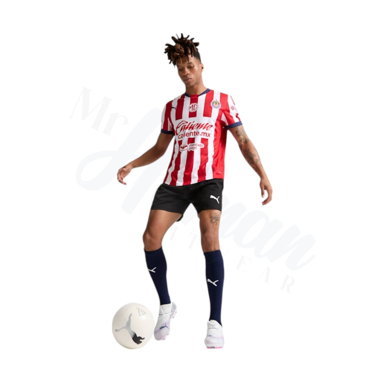 24/25 Red White Home Style Replica Soccer Jersey-Men