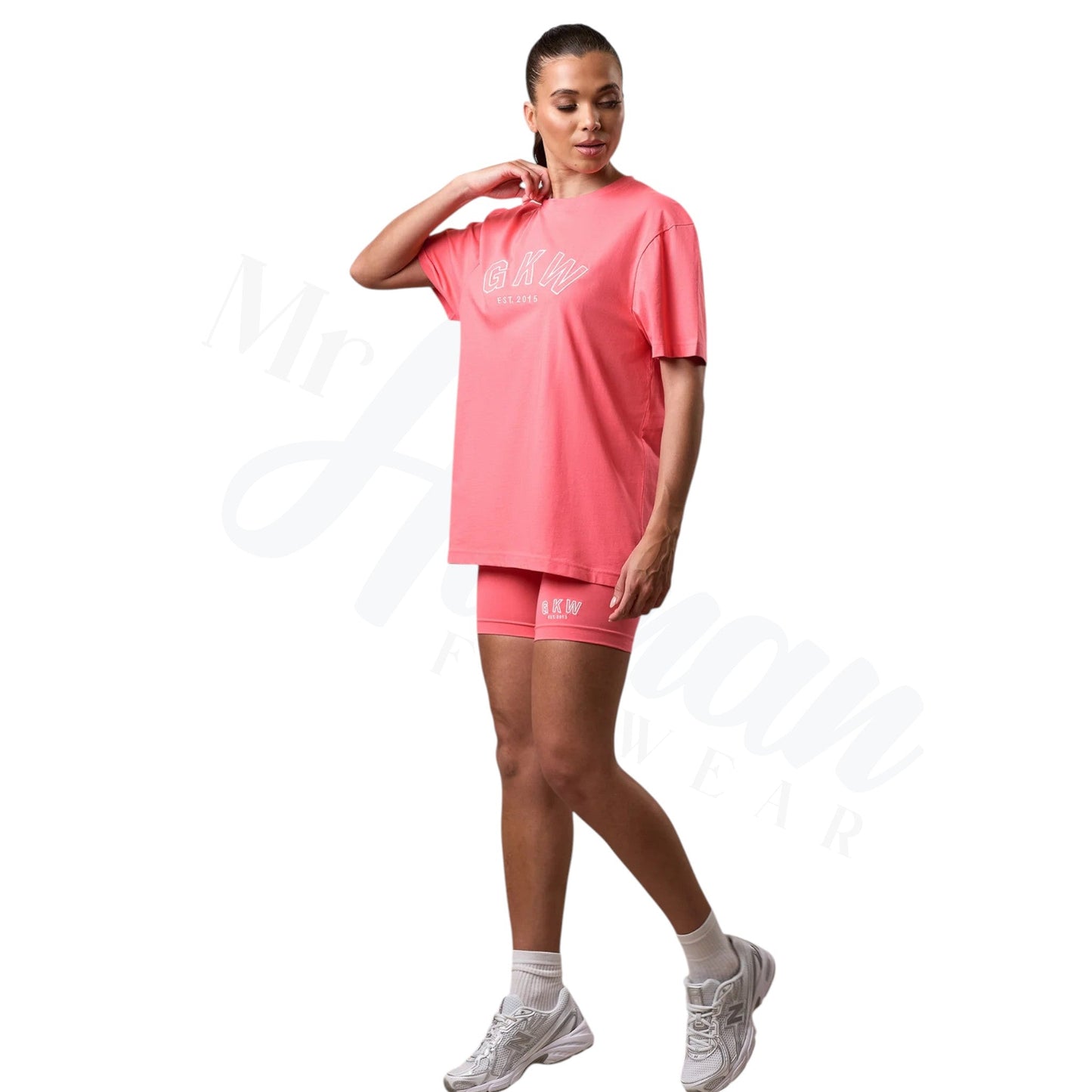 Spiced Coral Boyfriend Tee by GKW