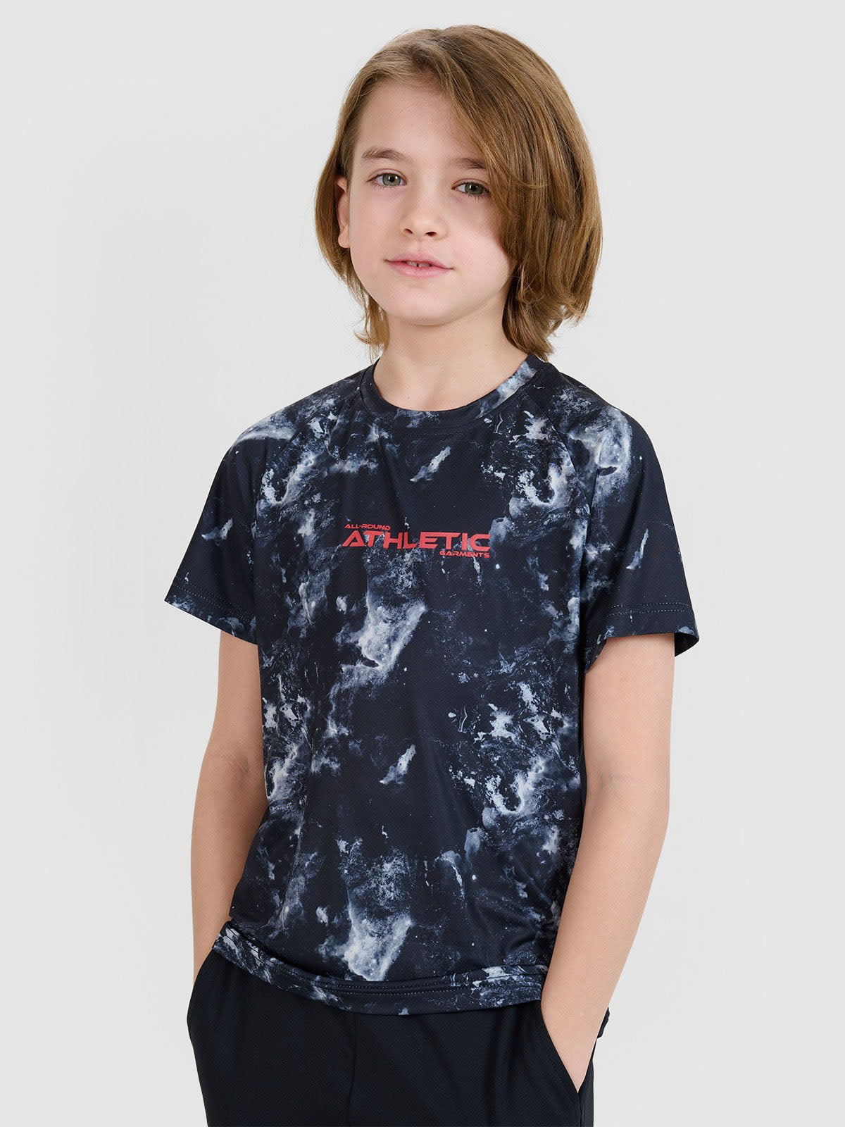 Boy's quick-drying sports T-shirt - multicolour