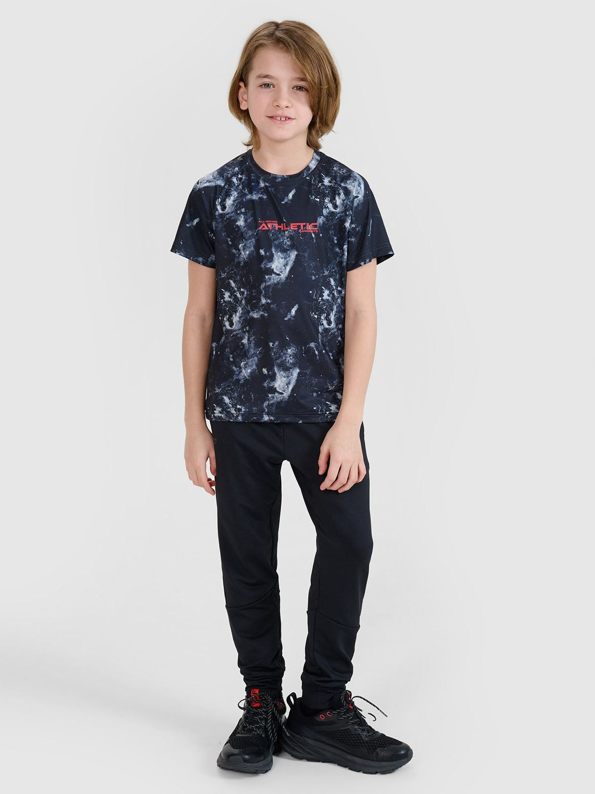 Boy's quick-drying sports T-shirt - multicolour