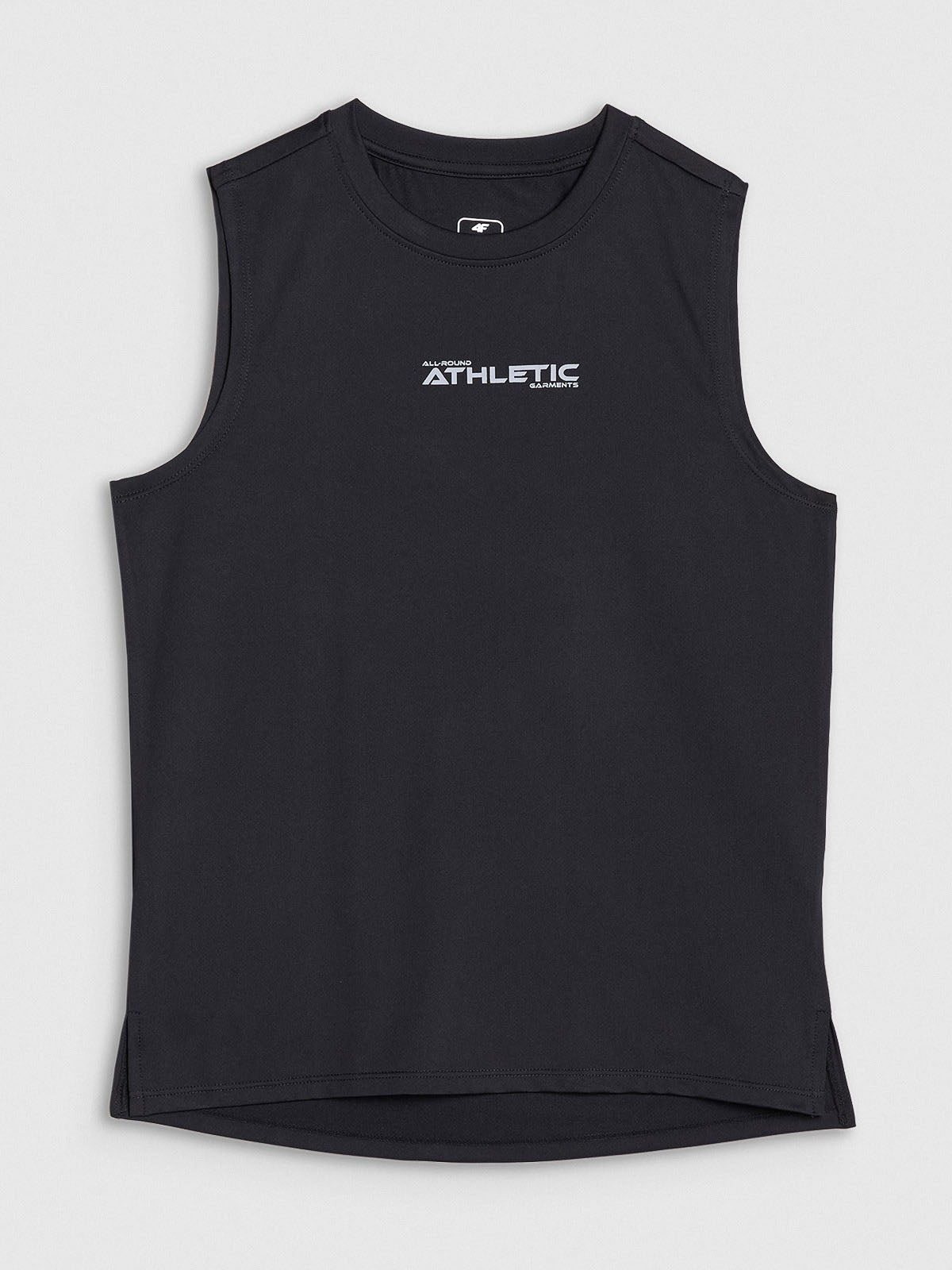Boy's quick-drying sports tank top - black