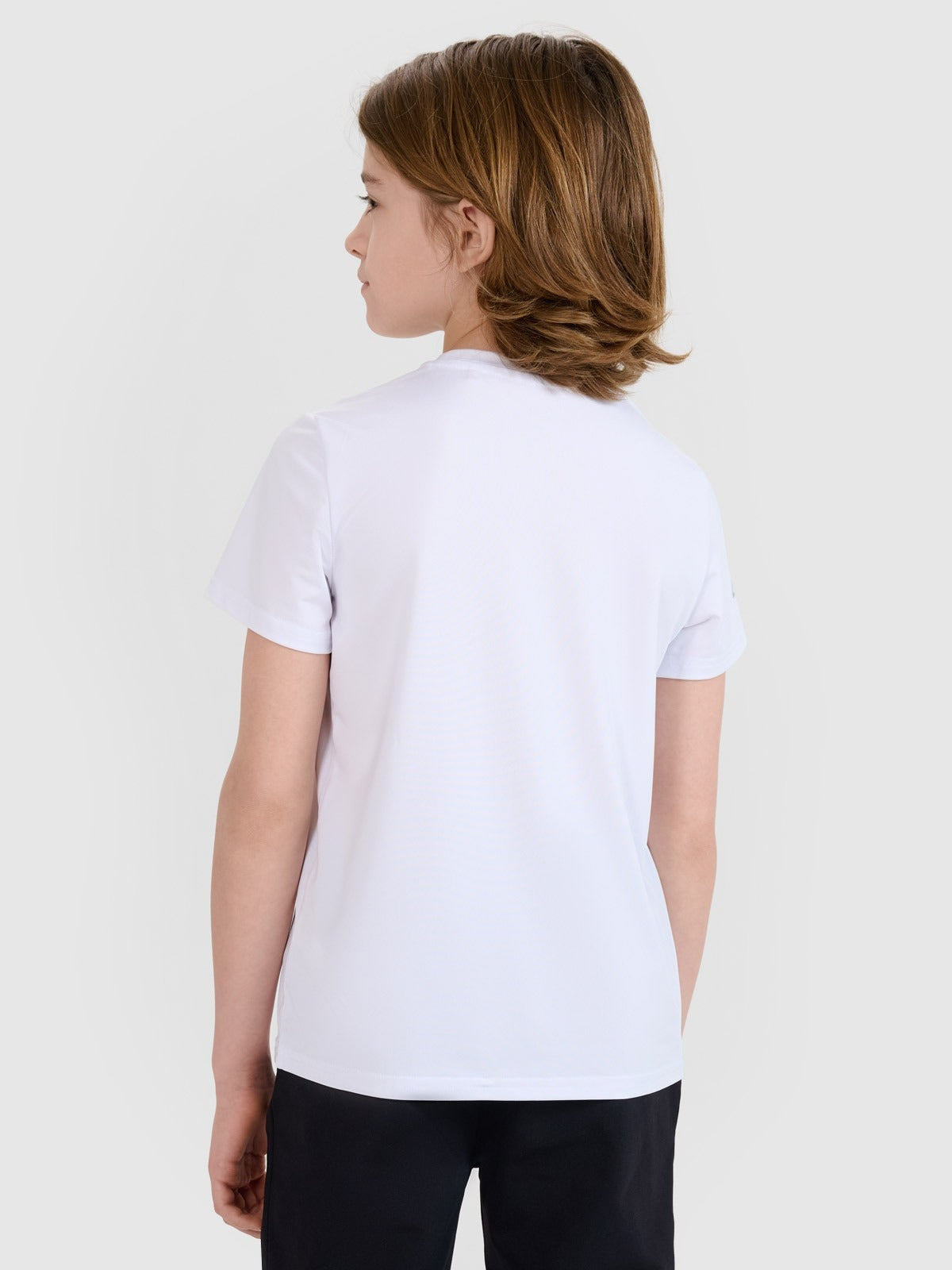Boy's quick-drying sports T-shirt - white