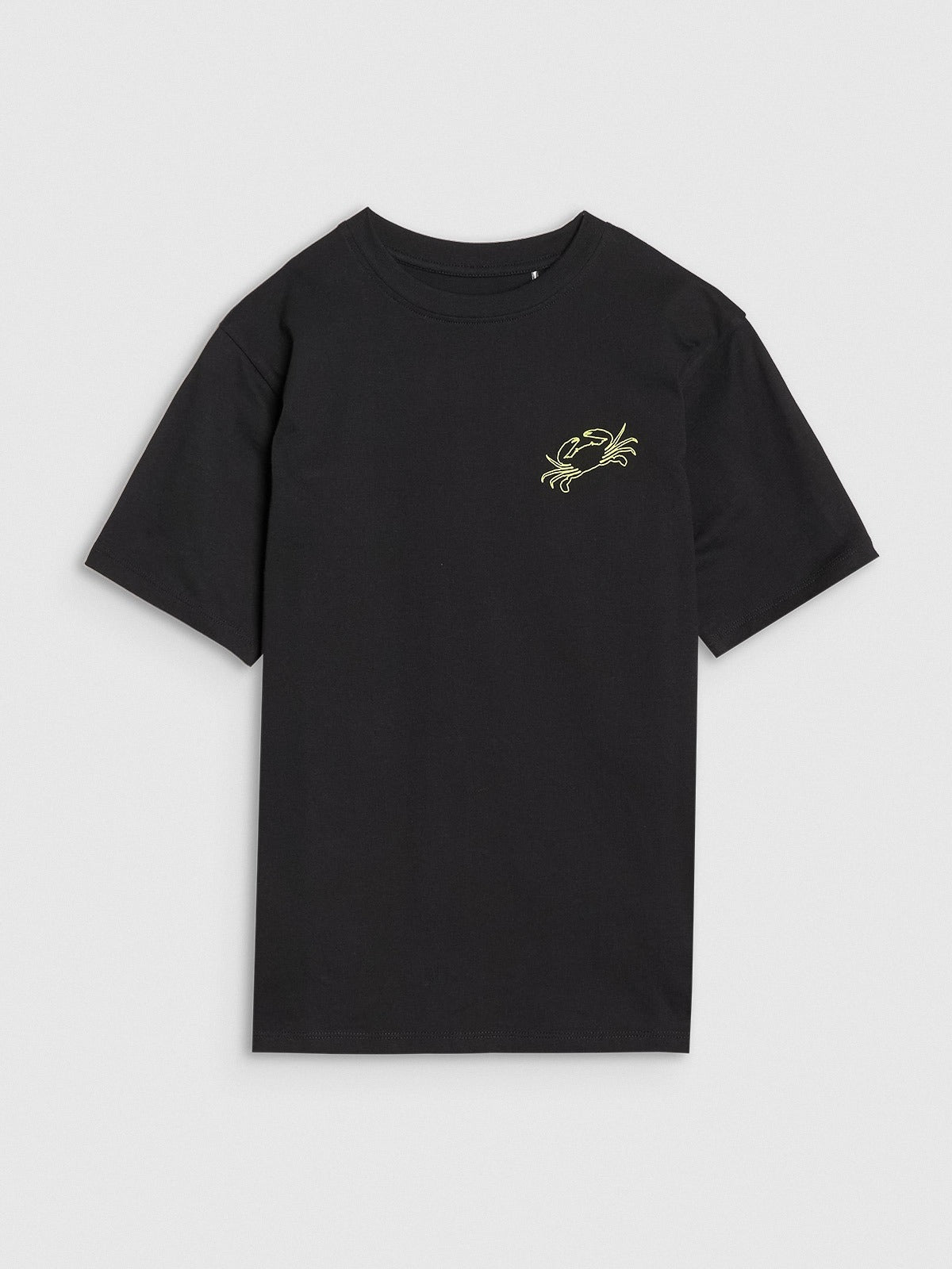 Boy's oversize T-shirt with print - black