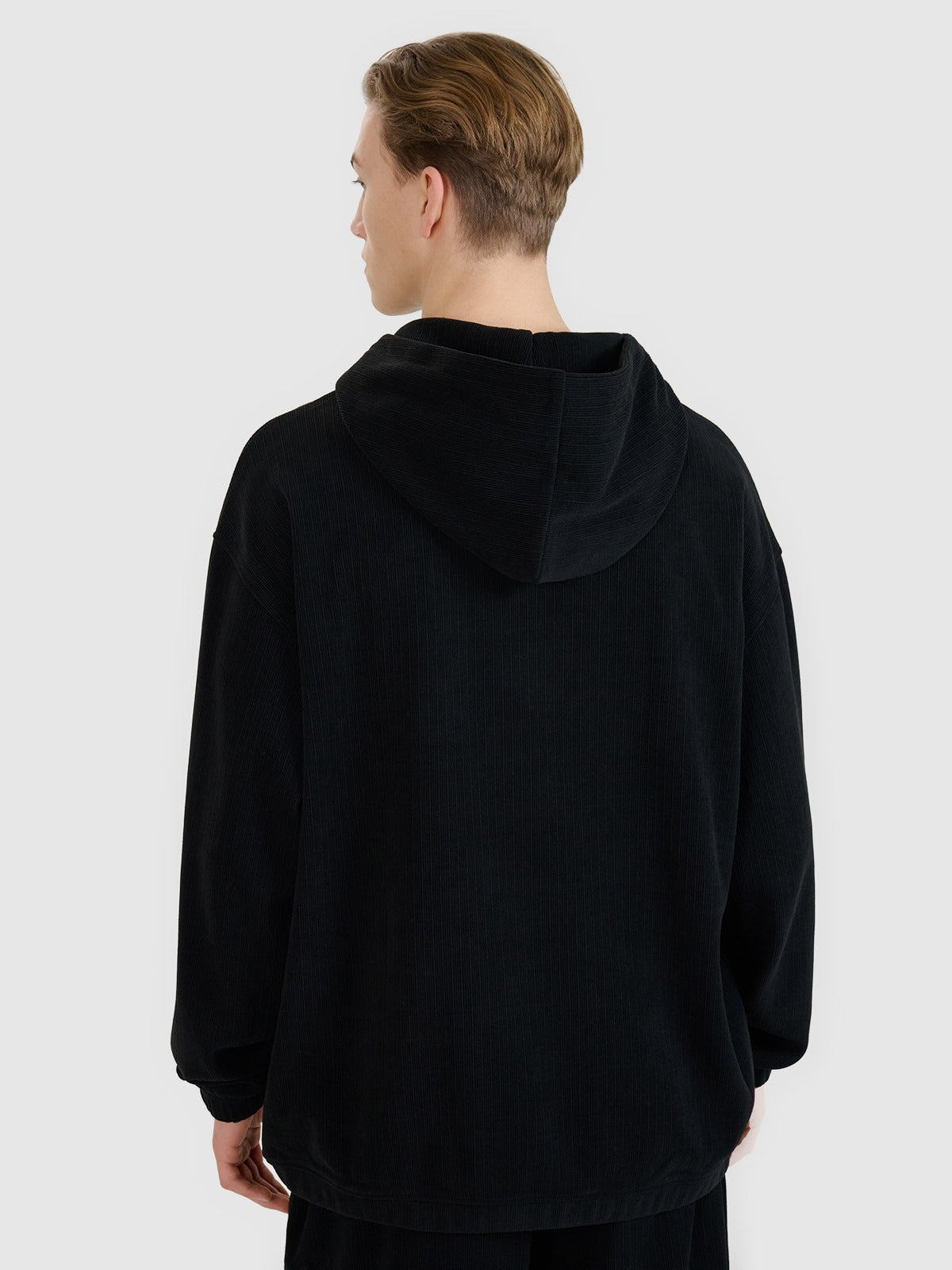Men's pullover hoodie - black