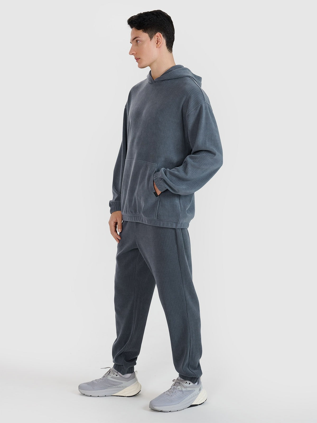 Men's pullover hoodie - grey