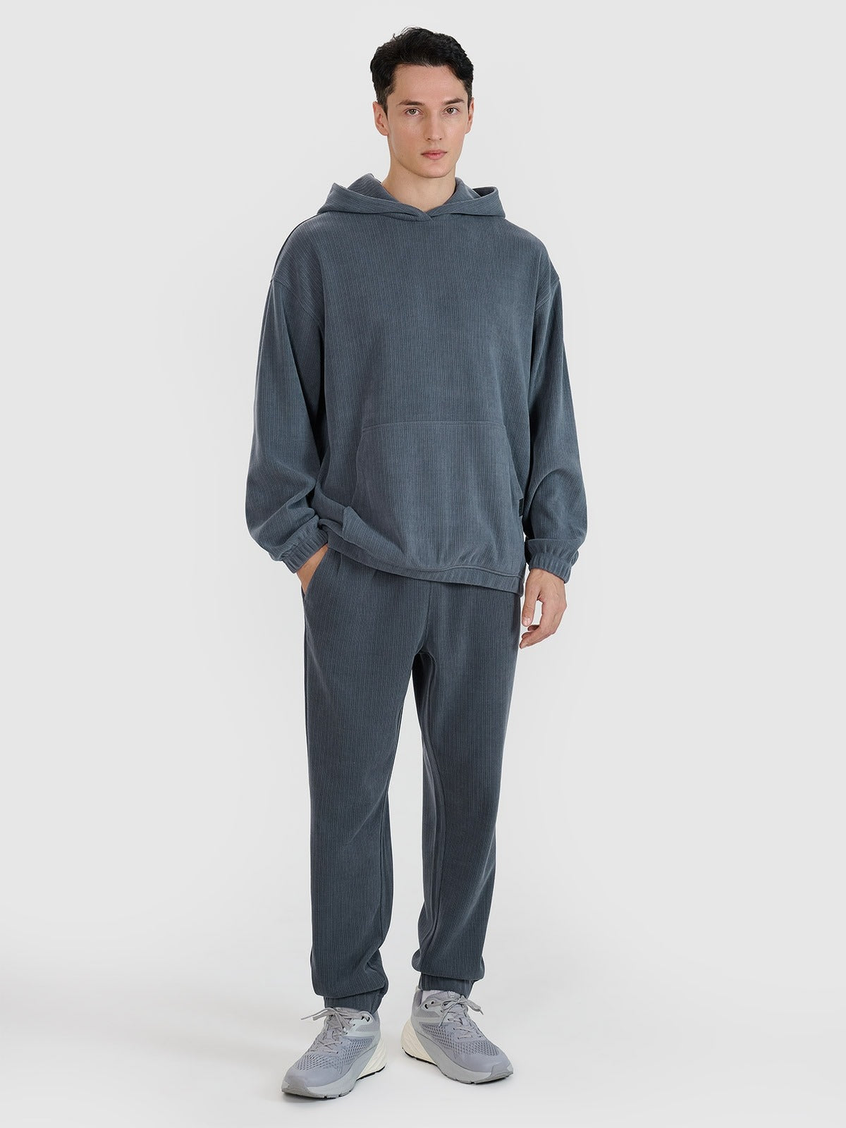 Men's pullover hoodie - grey