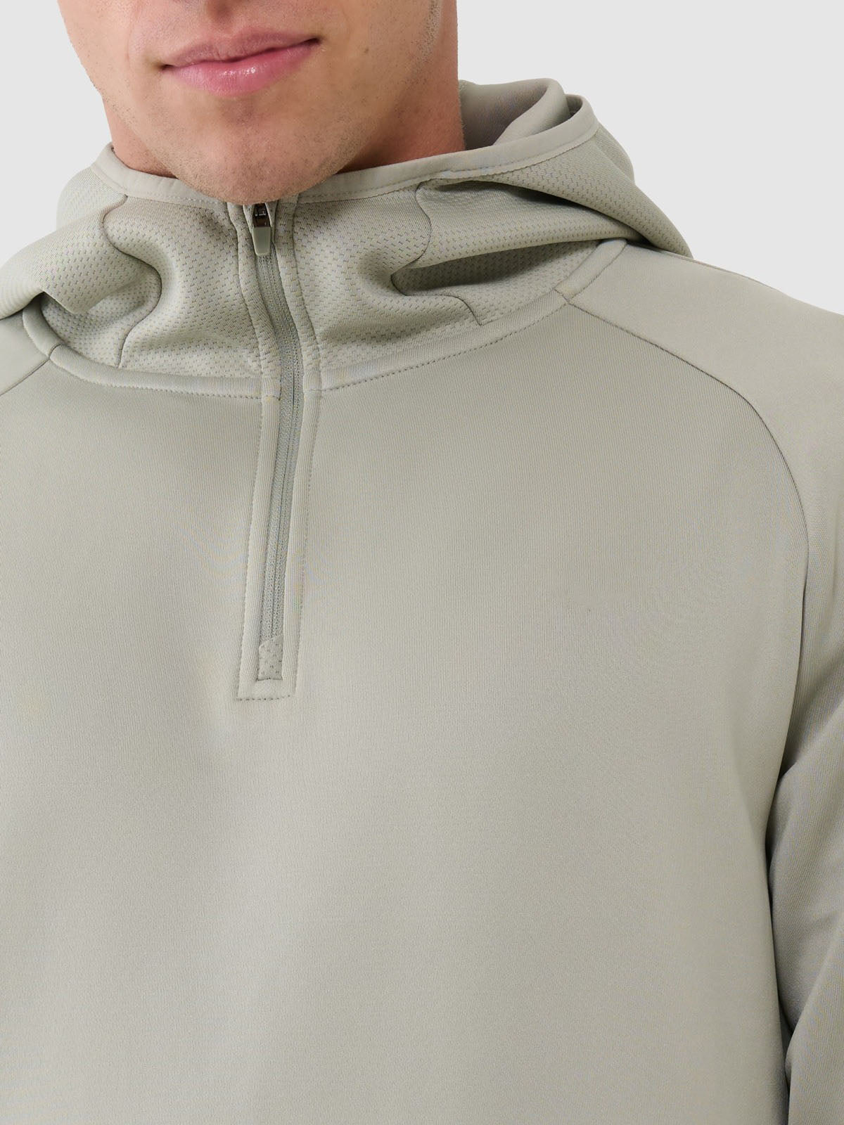 Men's regular quick-drying training sweatshirt - khaki
