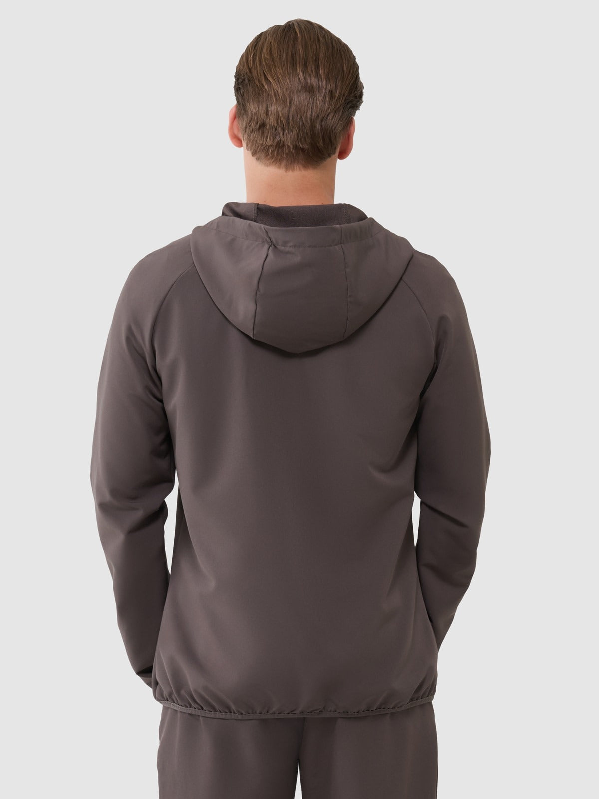 Men's regular quick-drying training sweatshirt - brown