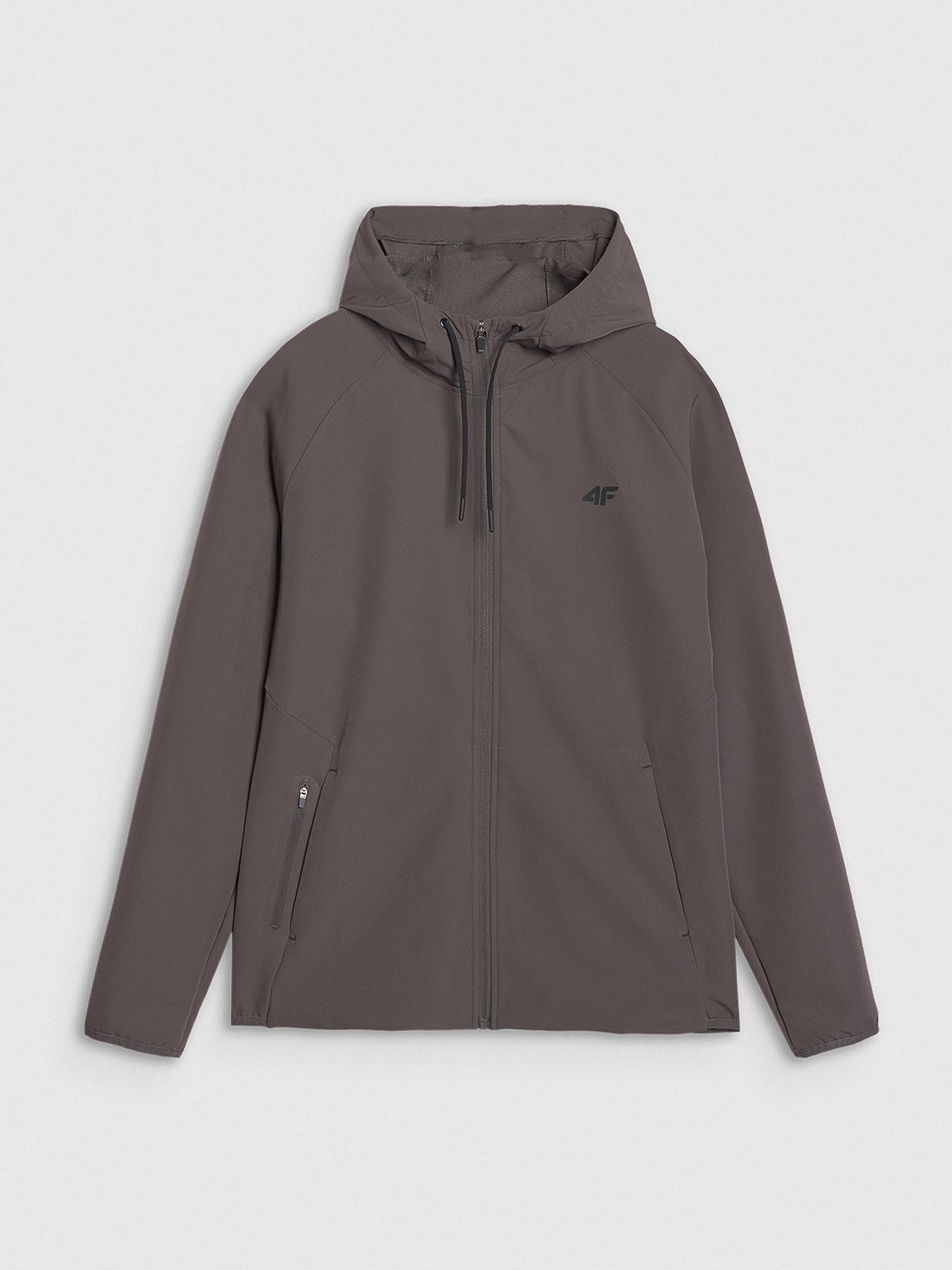 Men's regular quick-drying training sweatshirt - brown
