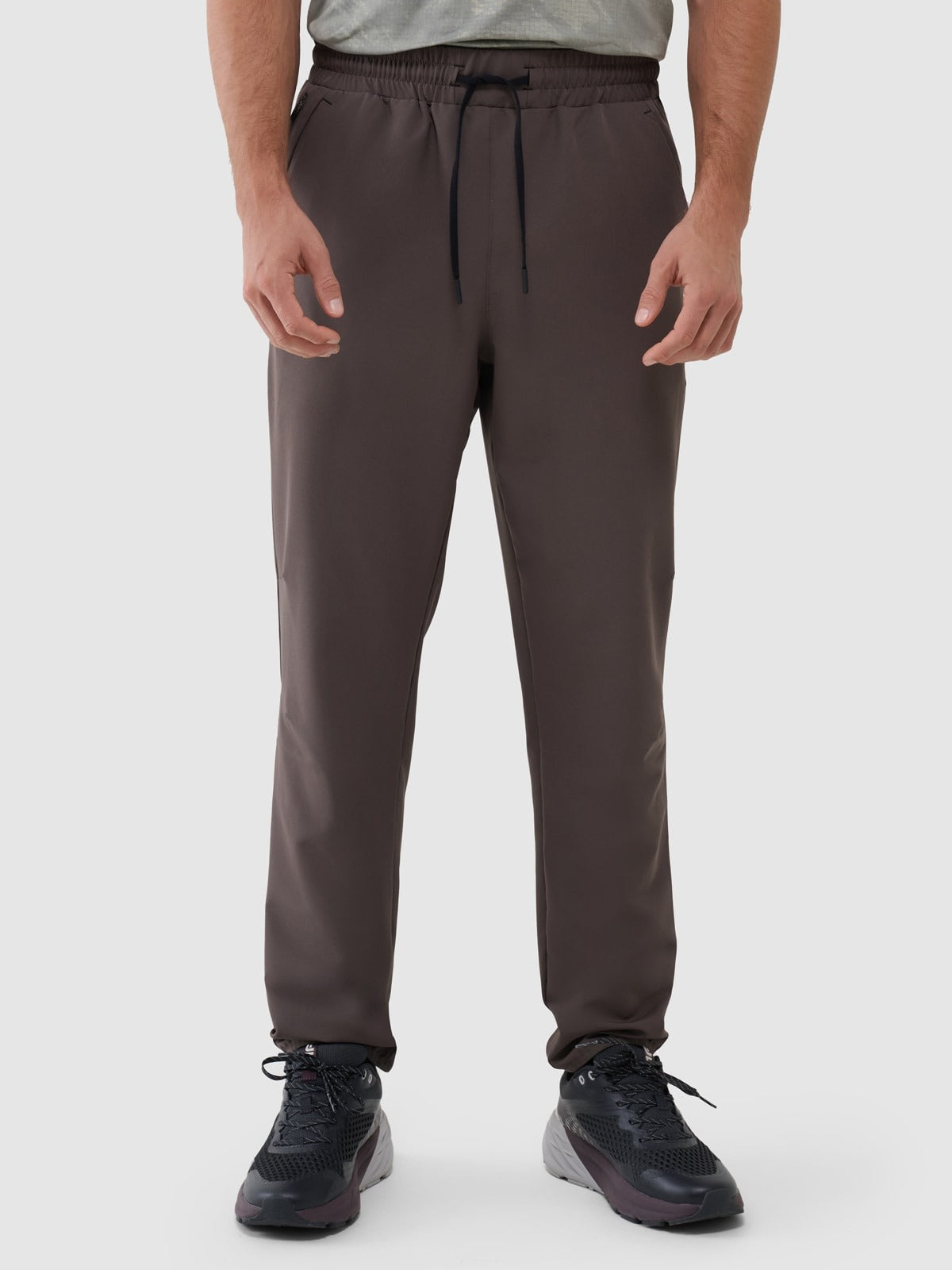 Men's quick-drying training pants - brown