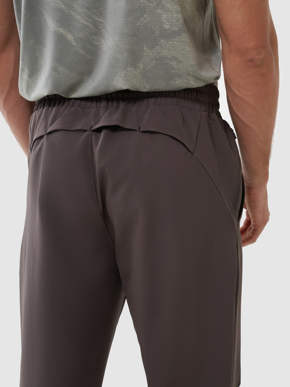 Men's quick-drying training pants - brown