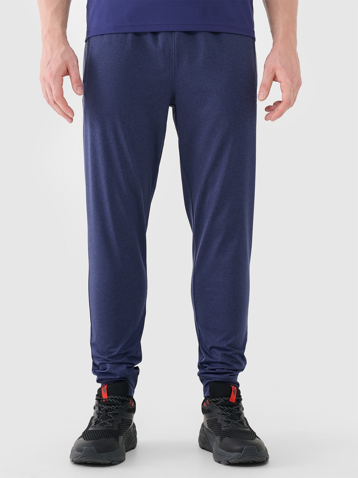 Men's quick-drying training pants - navy blue