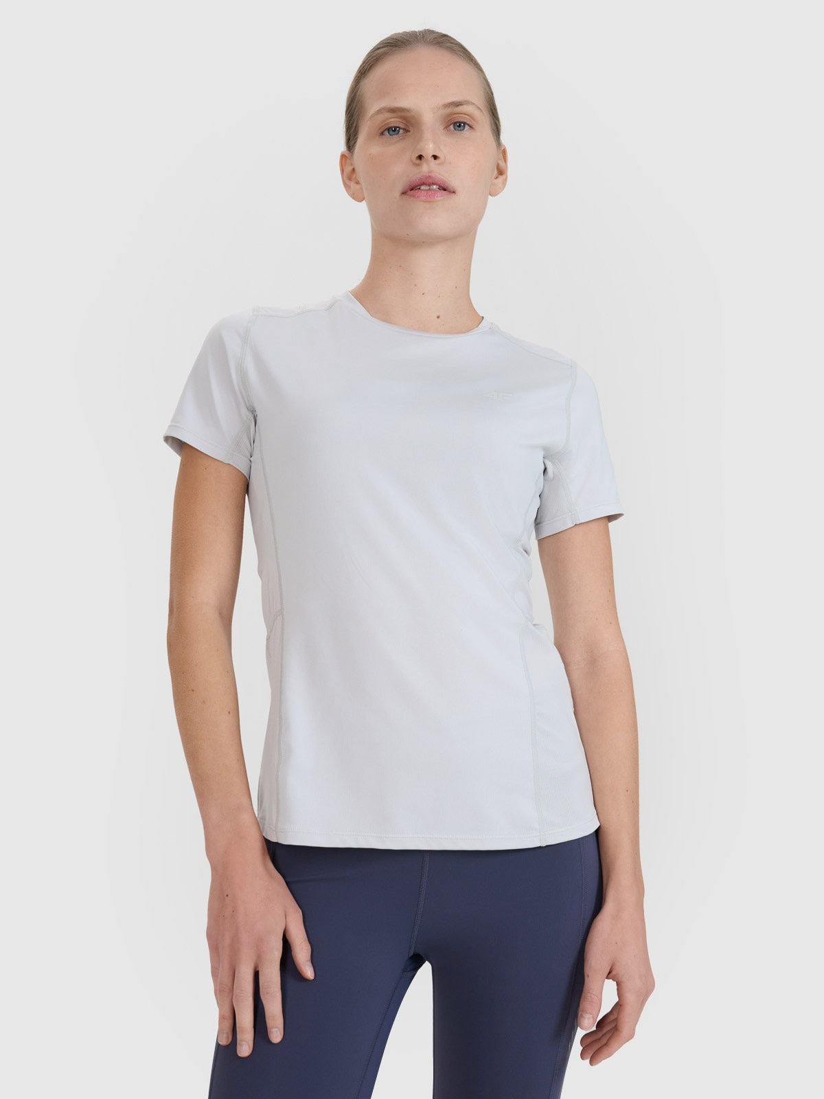Women's regular trail-running T-shirt - grey