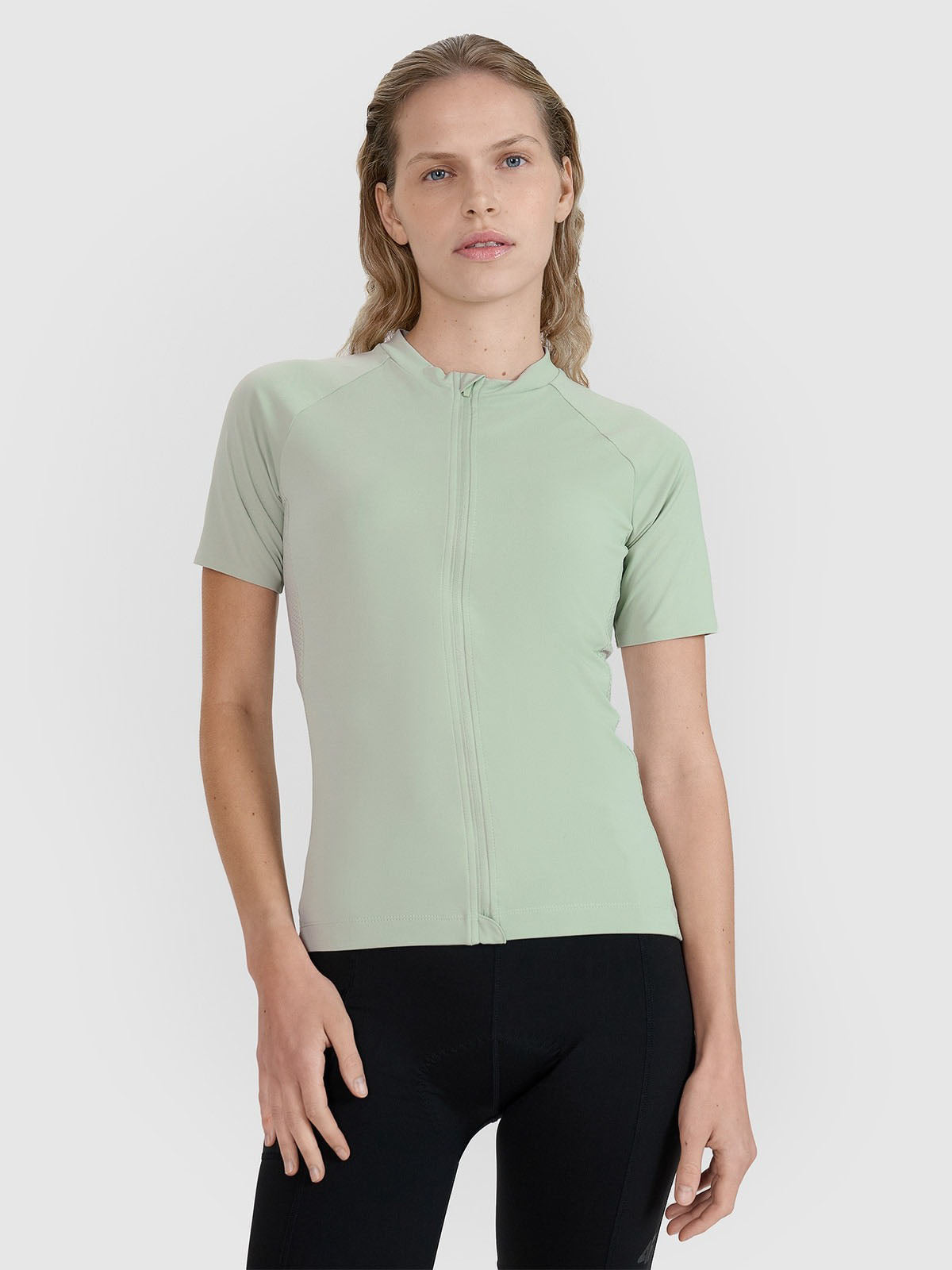 Women's quick-drying cycling T-shirt - turquoise