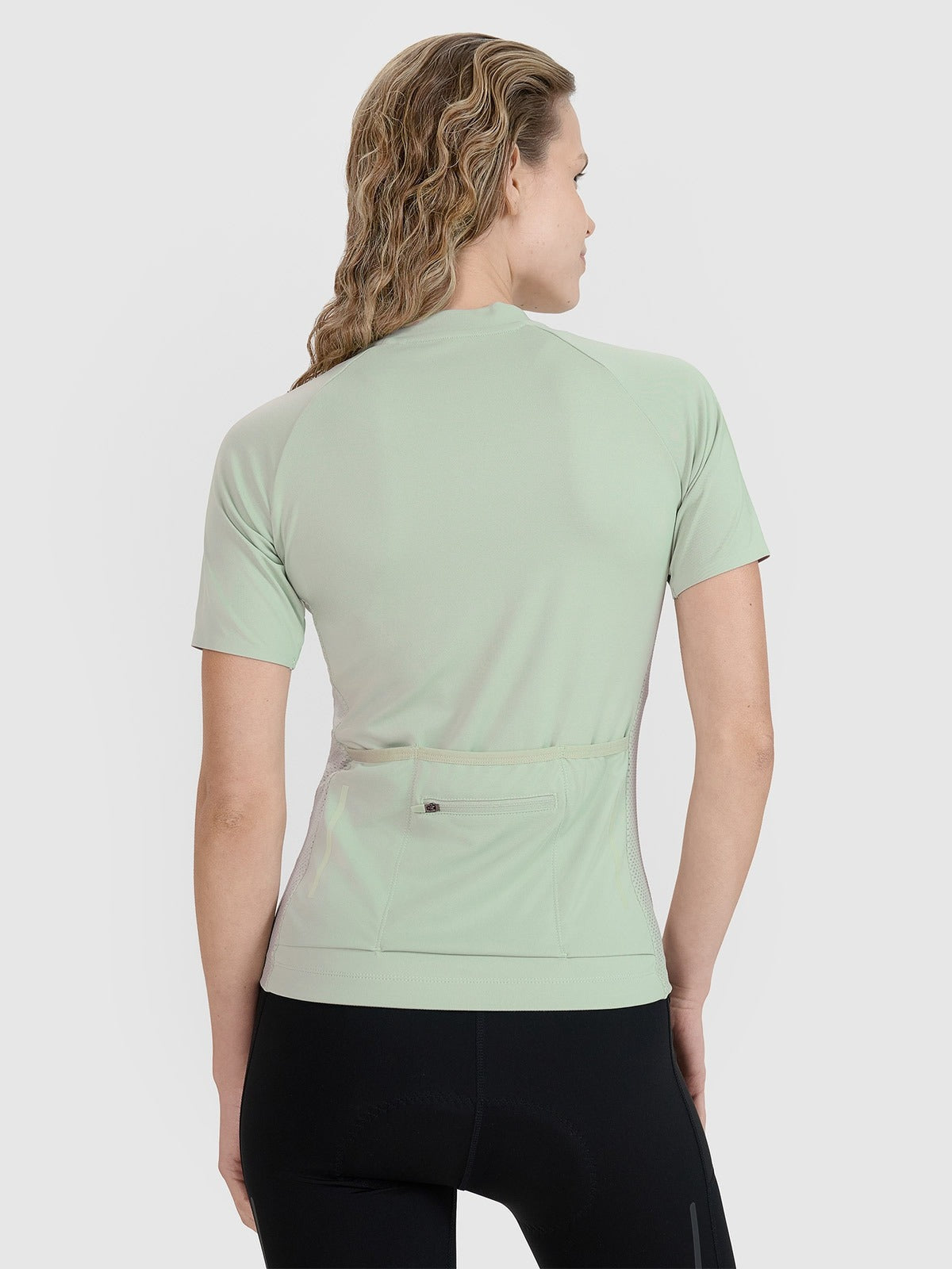 Women's quick-drying cycling T-shirt - turquoise