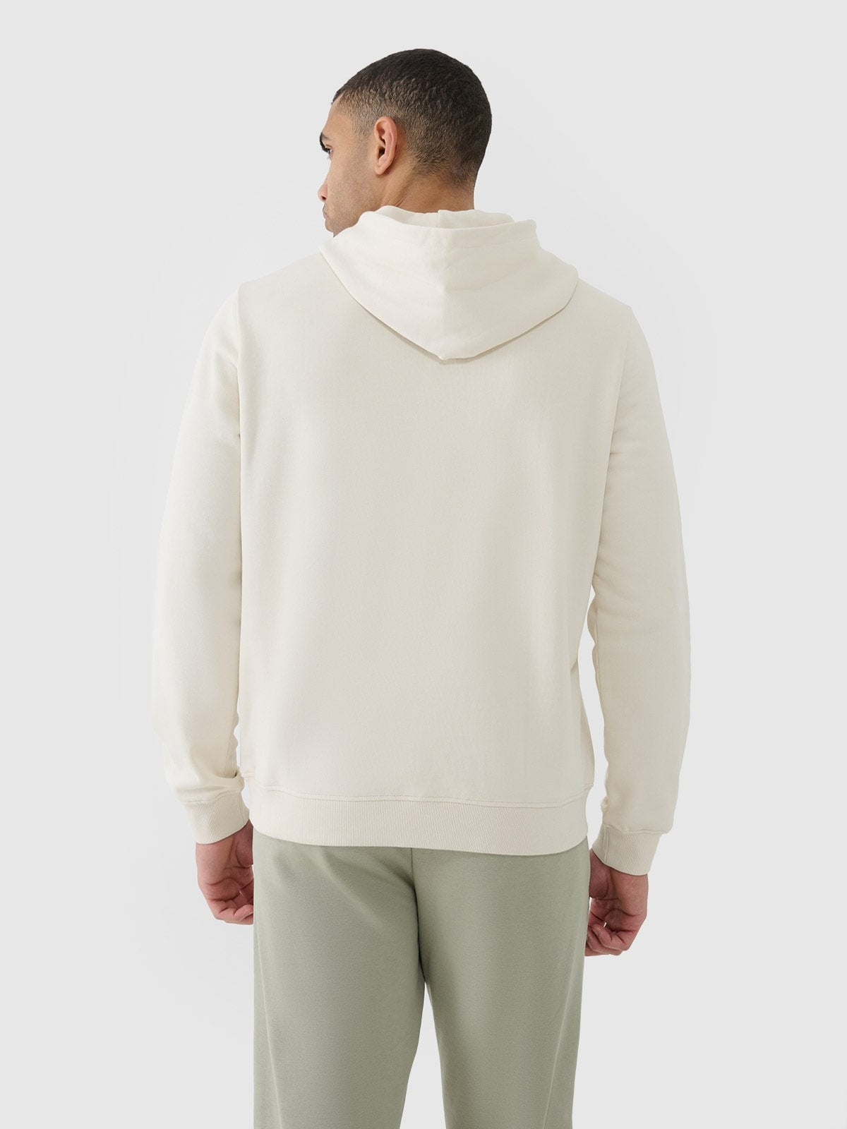 Men's pullover hoodie - beige
