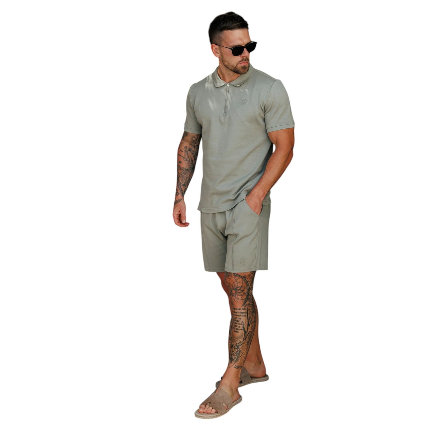 Portals Textured designed - Polo Soft - Khaki