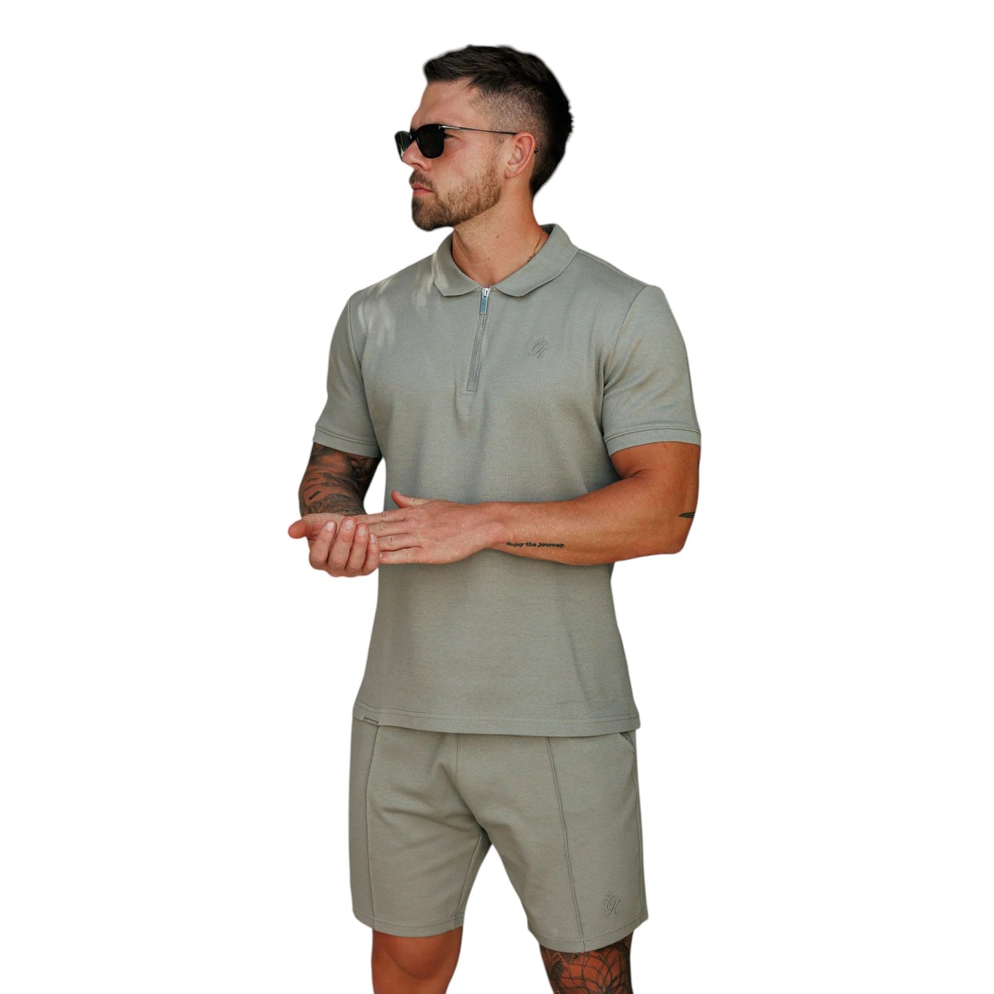 Portals Textured designed - Polo Soft - Khaki