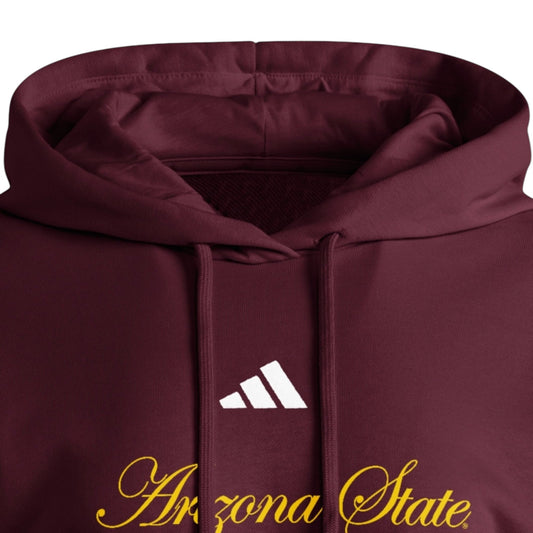 ASU 3-Stripes French Terry Crop Hoodie