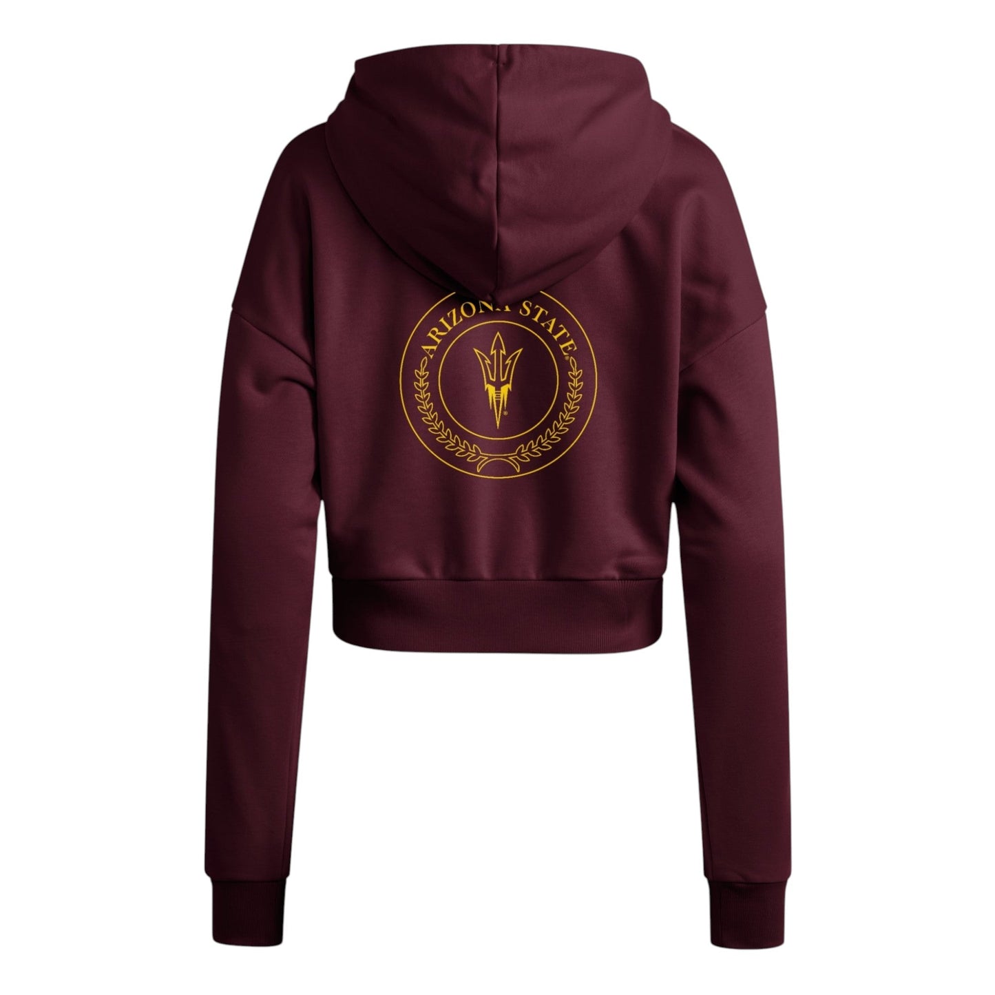 ASU 3-Stripes French Terry Crop Hoodie