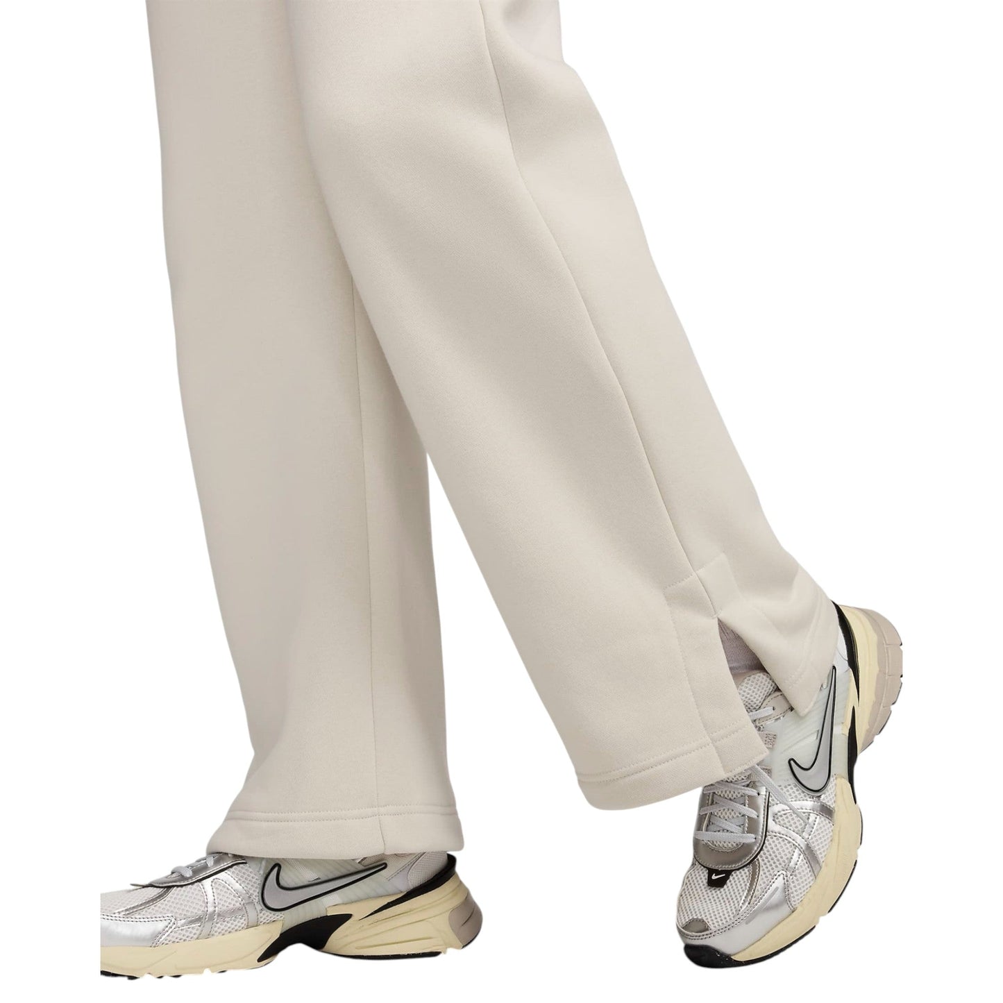 Nike Phoenix Fleece Wide-Leg Logo Pants
