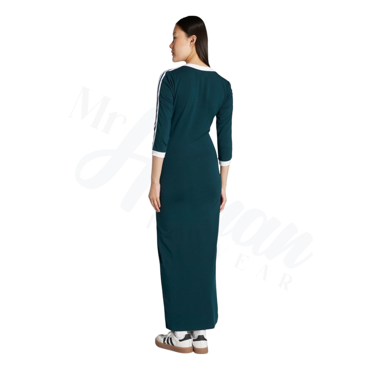 adidas 3-Stripes Body-Hugging Maxi Dress