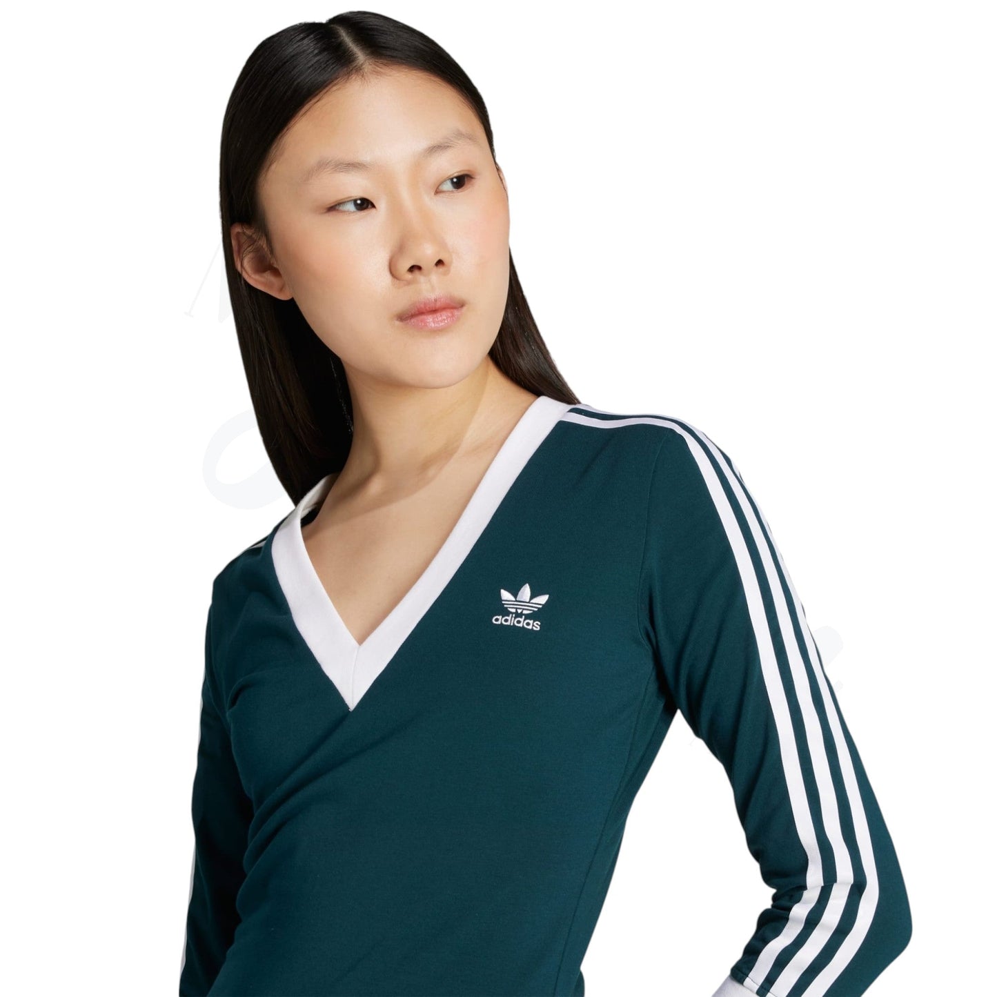 adidas 3-Stripes Body-Hugging Maxi Dress