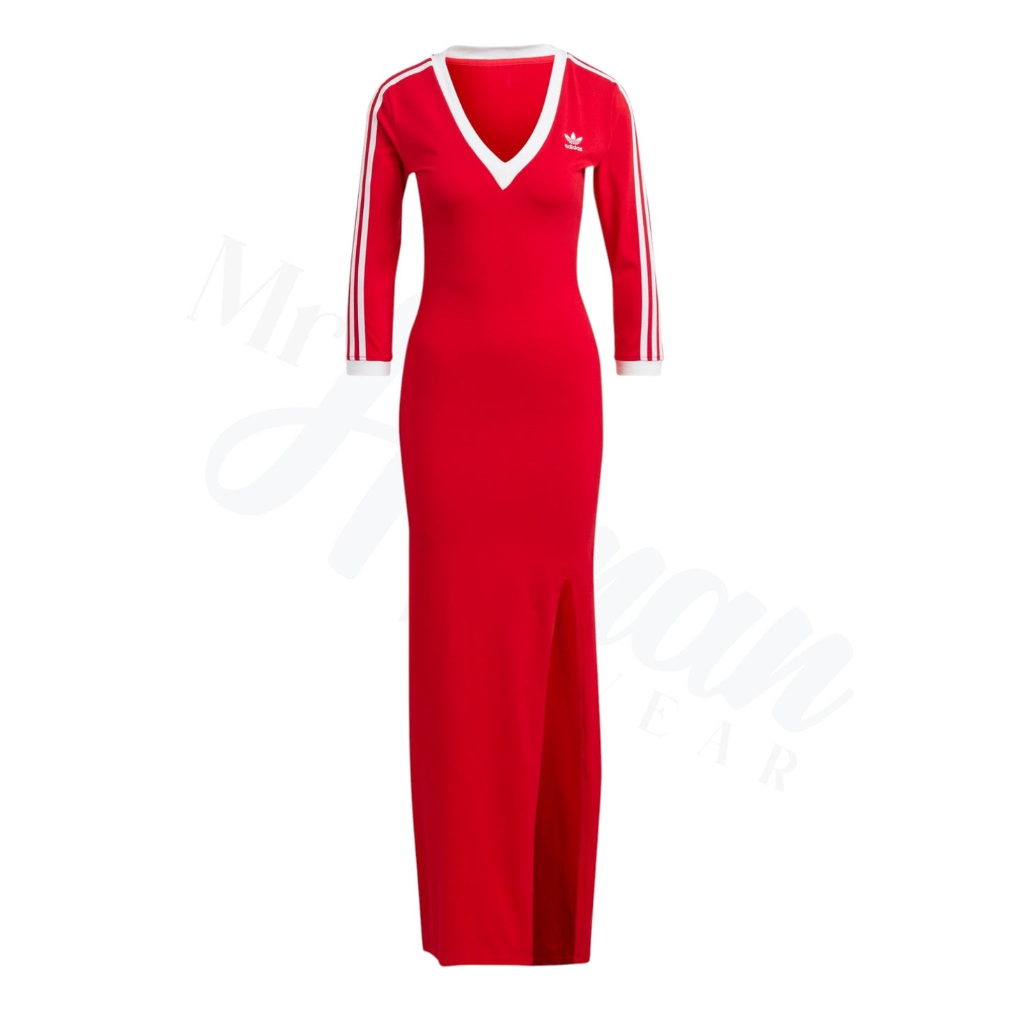 Adicolor V-Neck 3-Stripes Maxi Dress