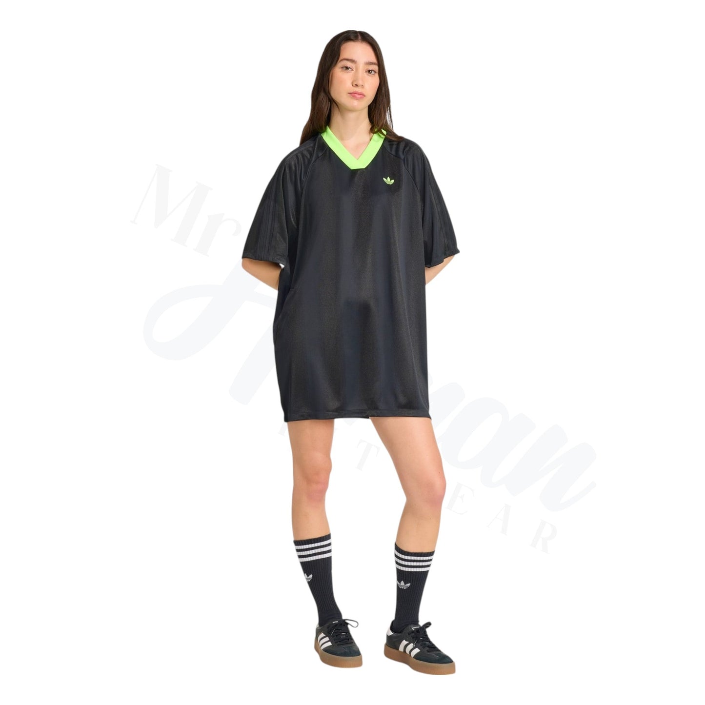 Bold and Sporty: Adicolor Jacquard Dress