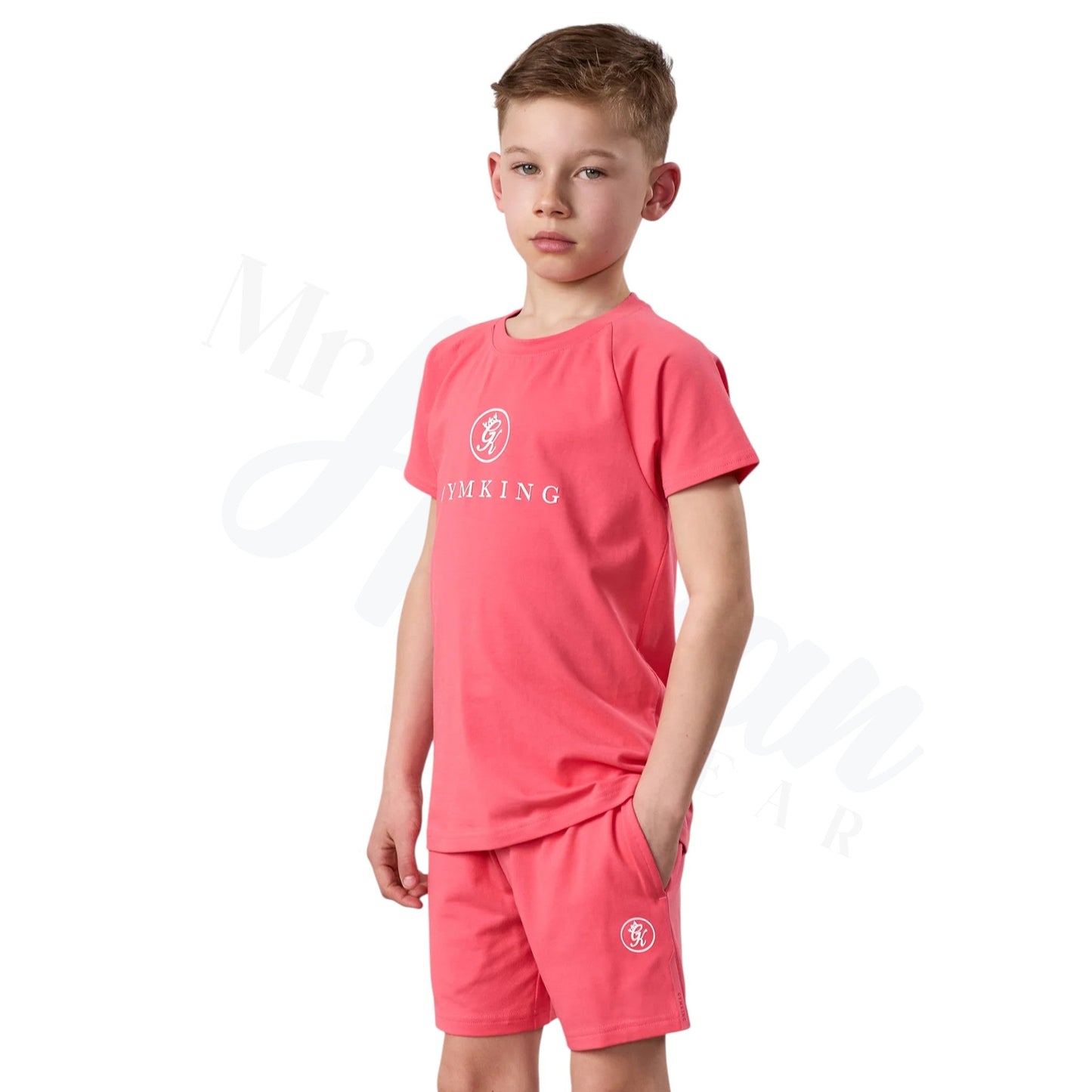 Kids Pro Tee - Bright Coral Style