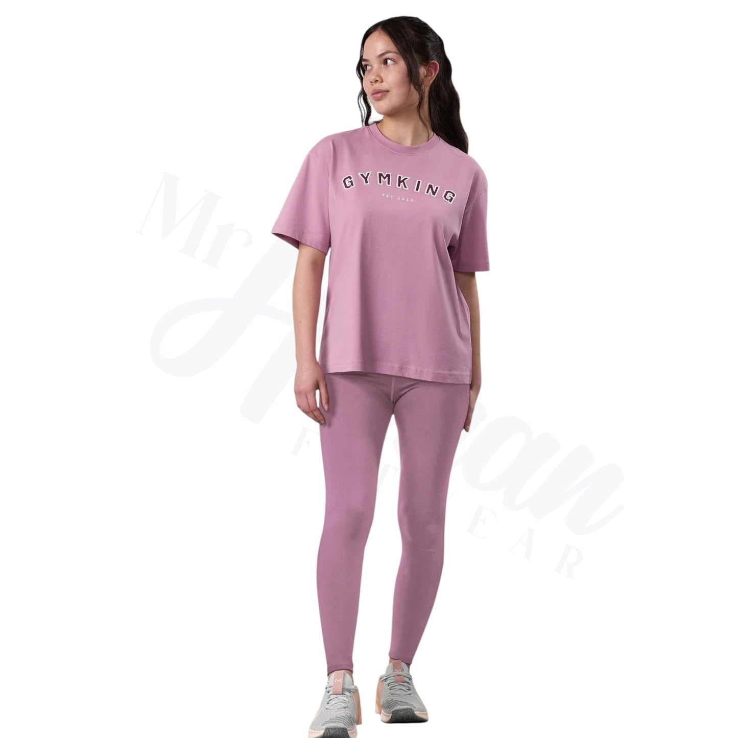 Shadow Boyfriend Tee - Kids Mauve Fit