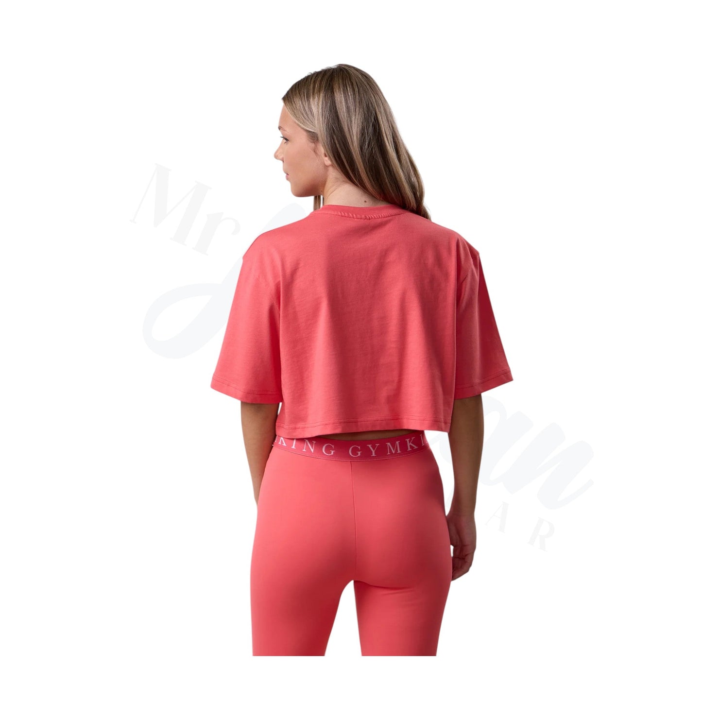 Kids Origin Cropped Tee - Coral