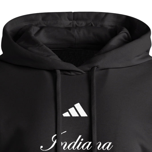 Cropped Indiana Hoosiers 3-Stripes Hoodie