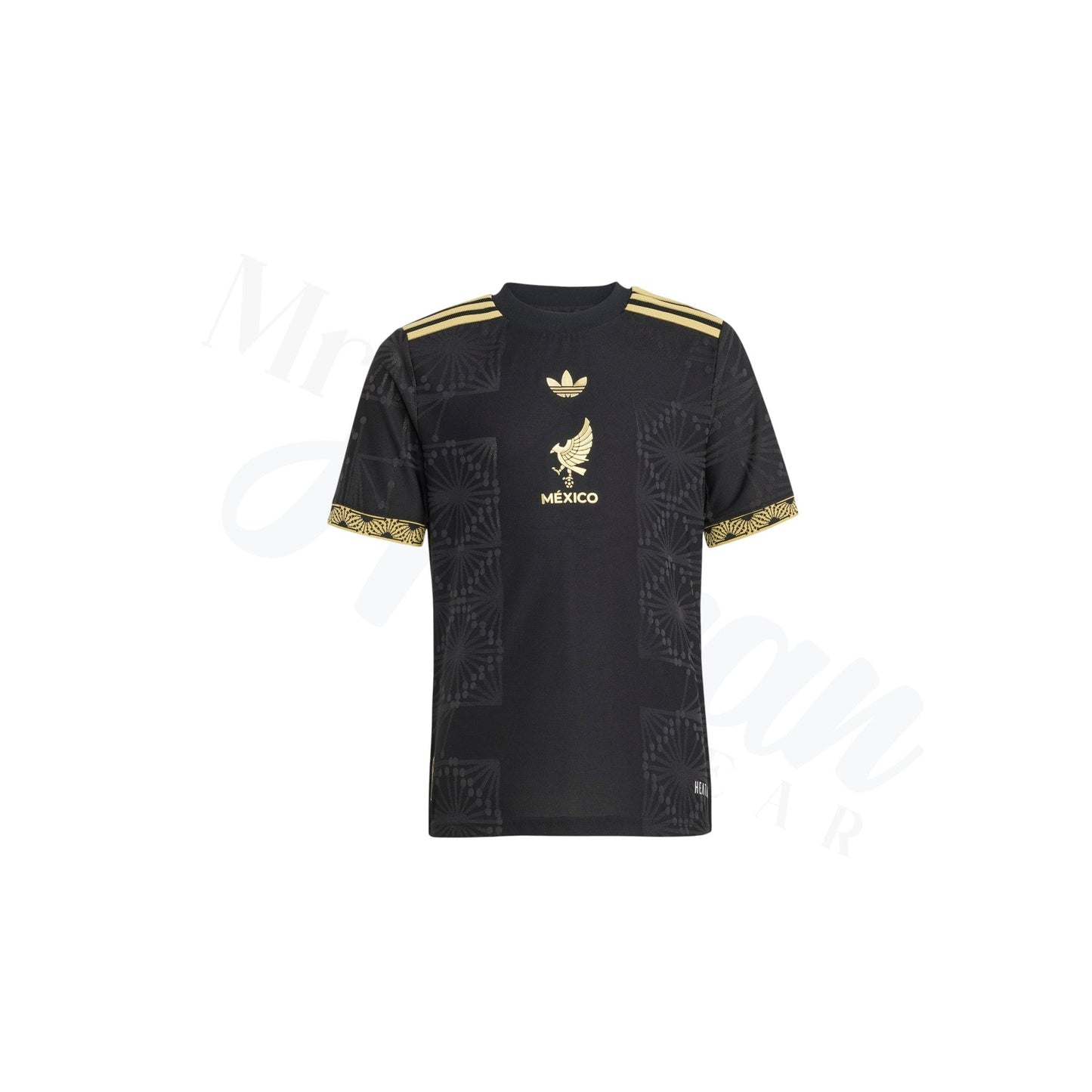 Mexico 2025 Kids Gold Soccer Jersey