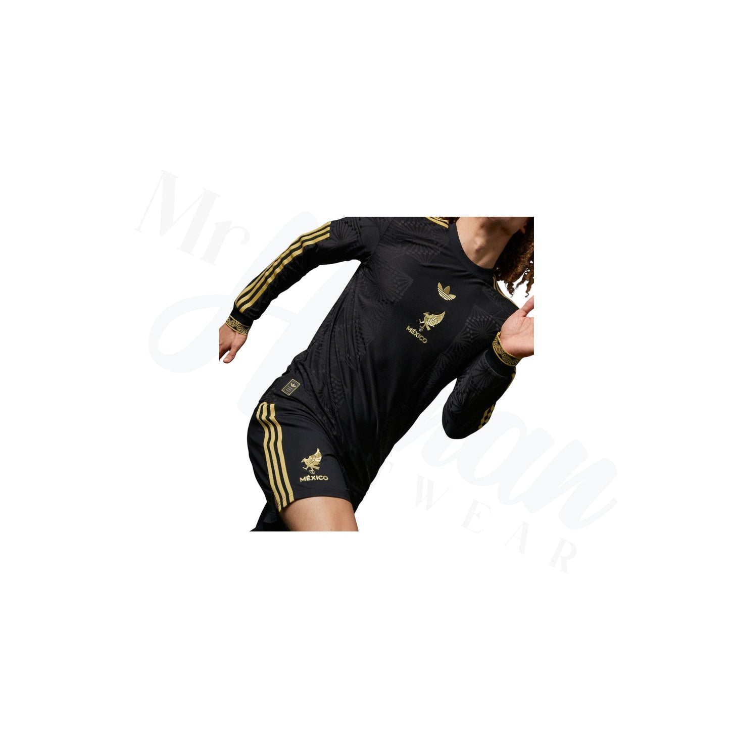 Mexico Gold Long Sleeve Jersey
