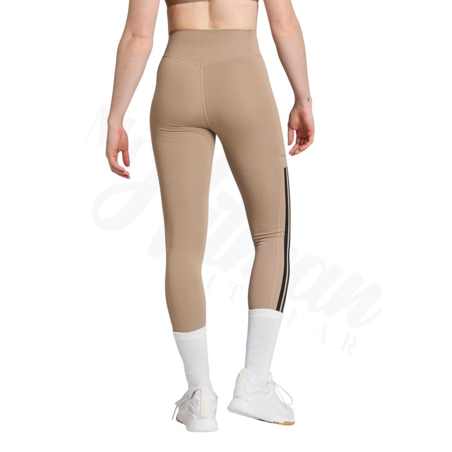 Sleek adidas Optime 3-Stripes Workout Leggings