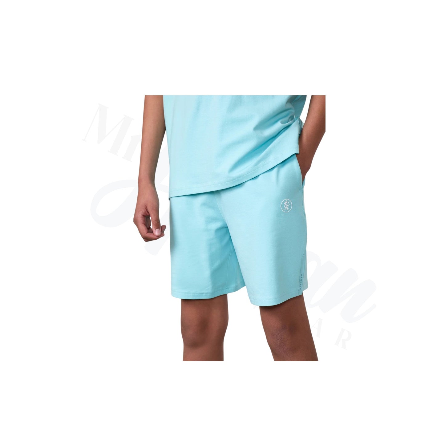 Kids Pro Shorts- Aqua Sky Style