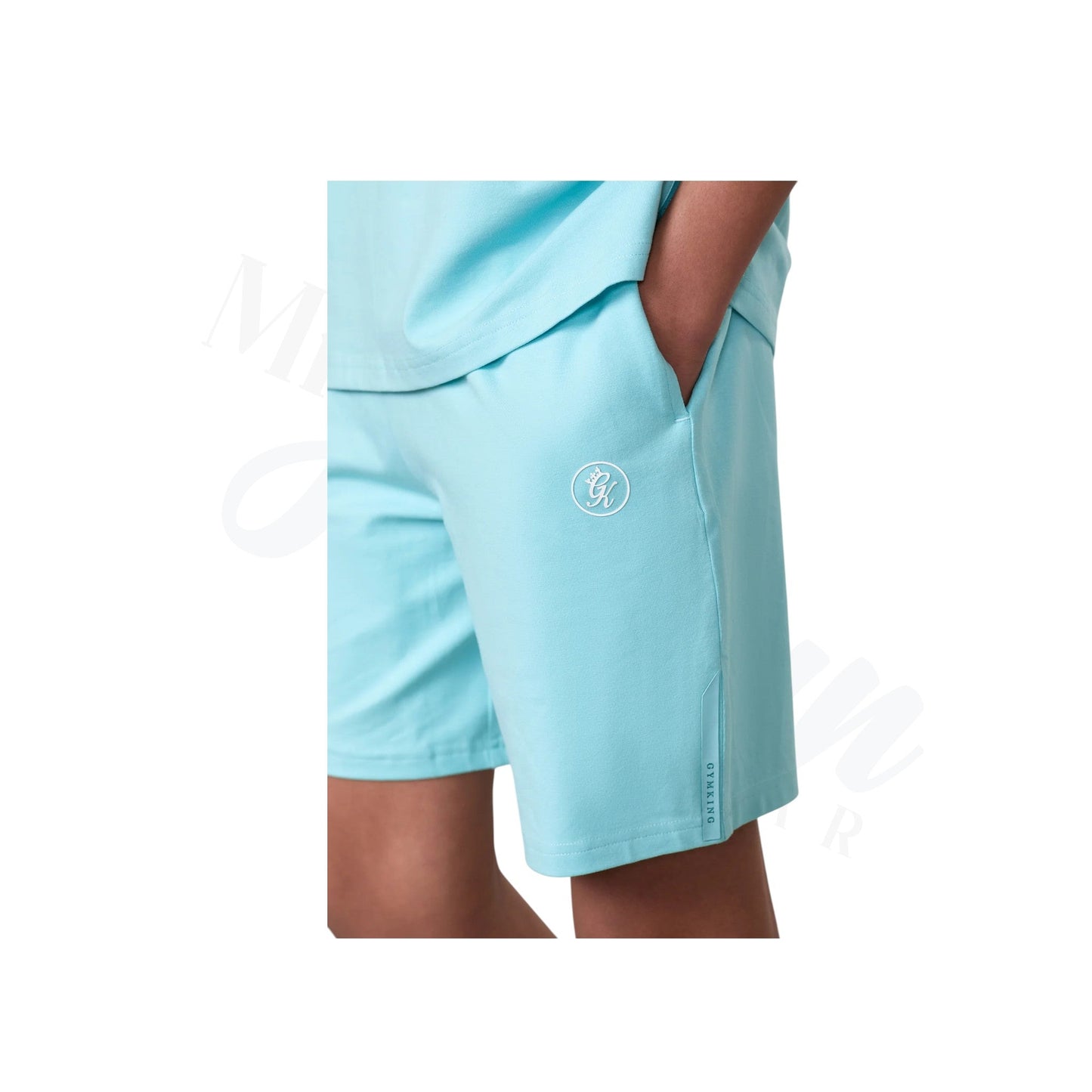 Kids Pro Shorts- Aqua Sky Style