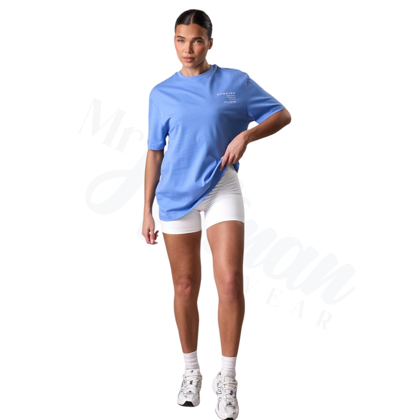 Chill in Style: Blue Iris Boyfriend Tee