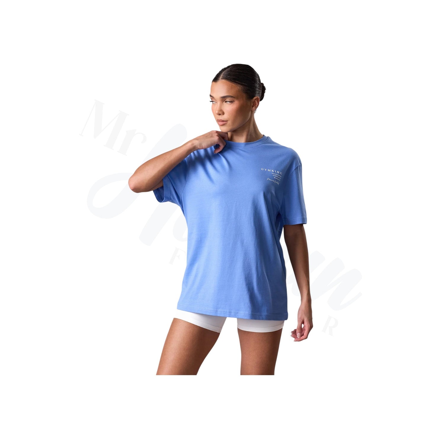 Chill in Style: Blue Iris Boyfriend Tee