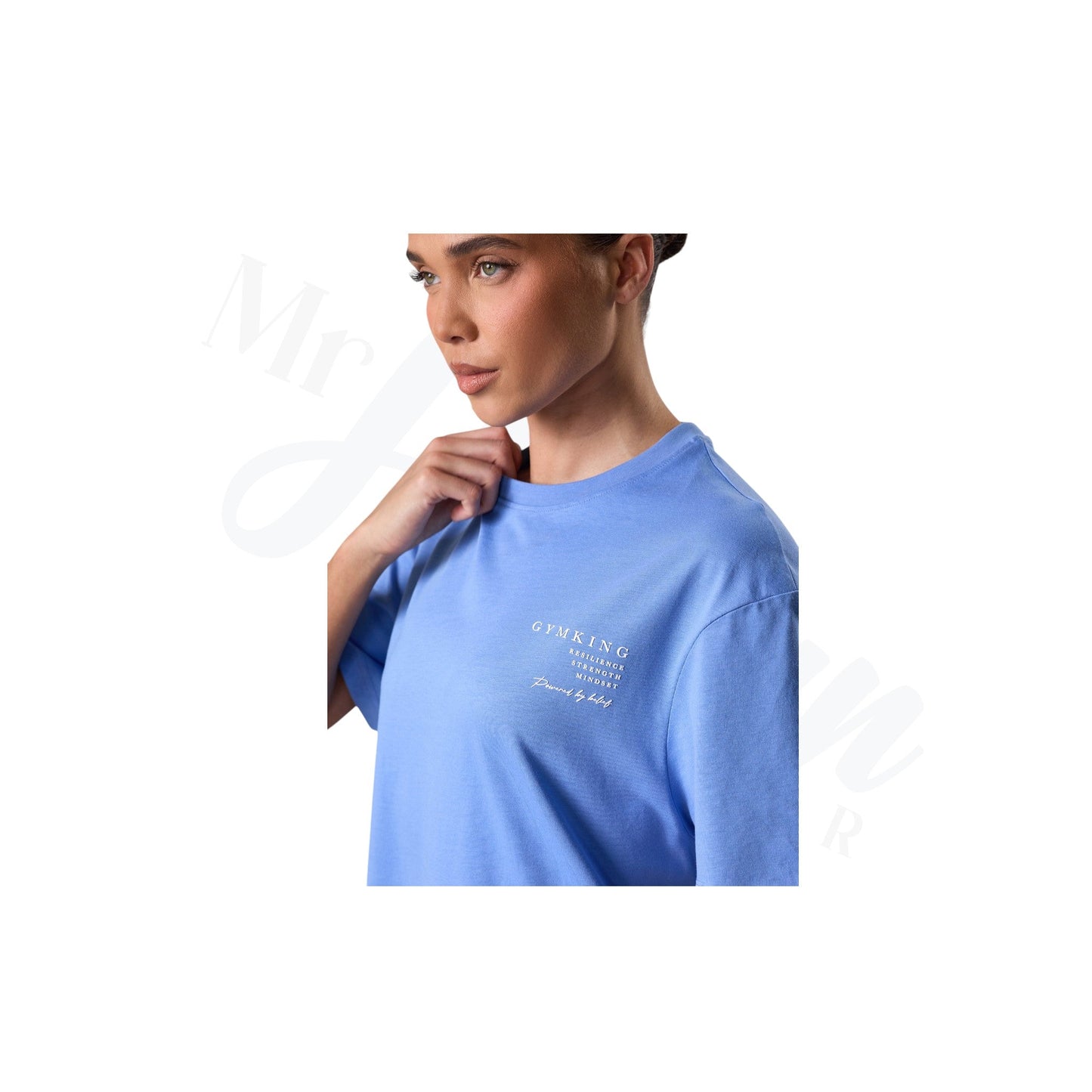 Chill in Style: Blue Iris Boyfriend Tee