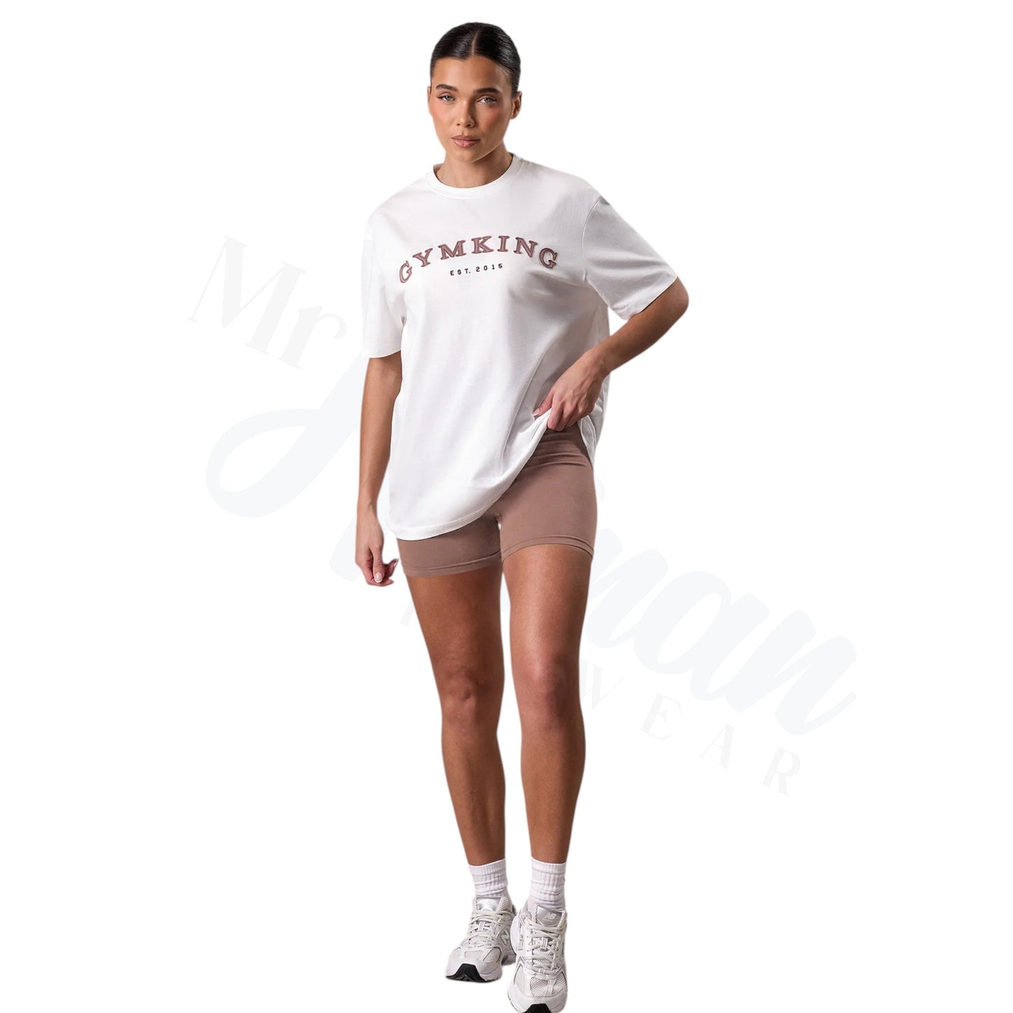 Compose Jersey Boyfriend Tee - Cream
