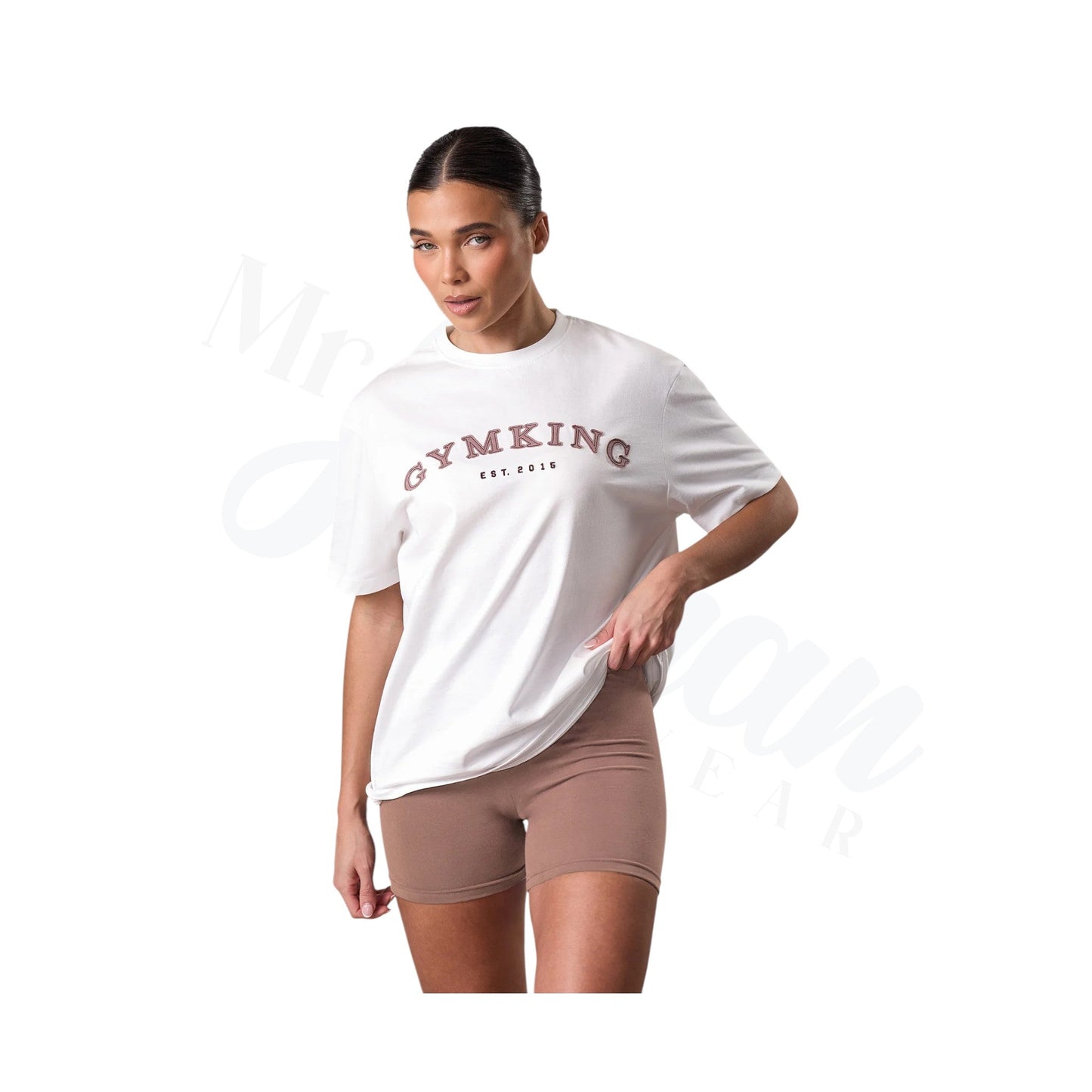 Compose Jersey Boyfriend Tee - Cream