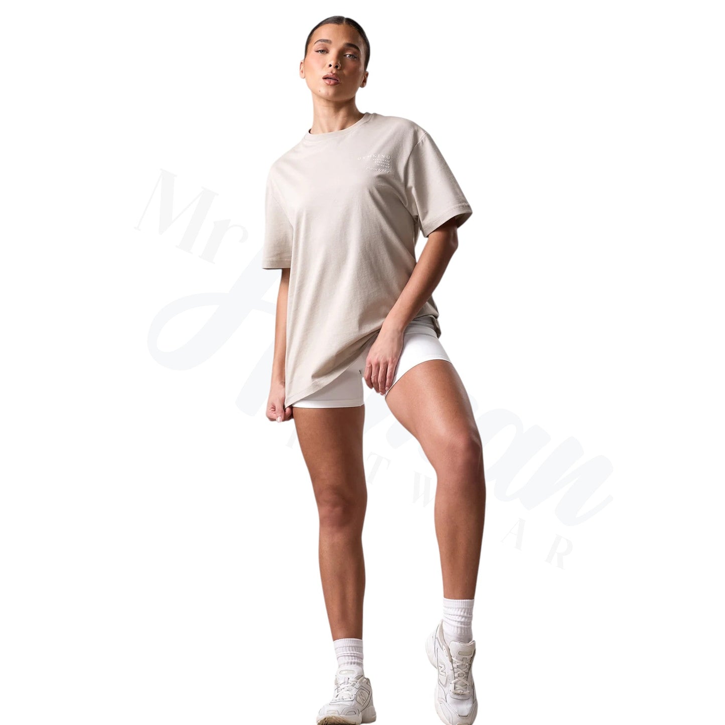 Effortless Style in Vanilla Brown Tee