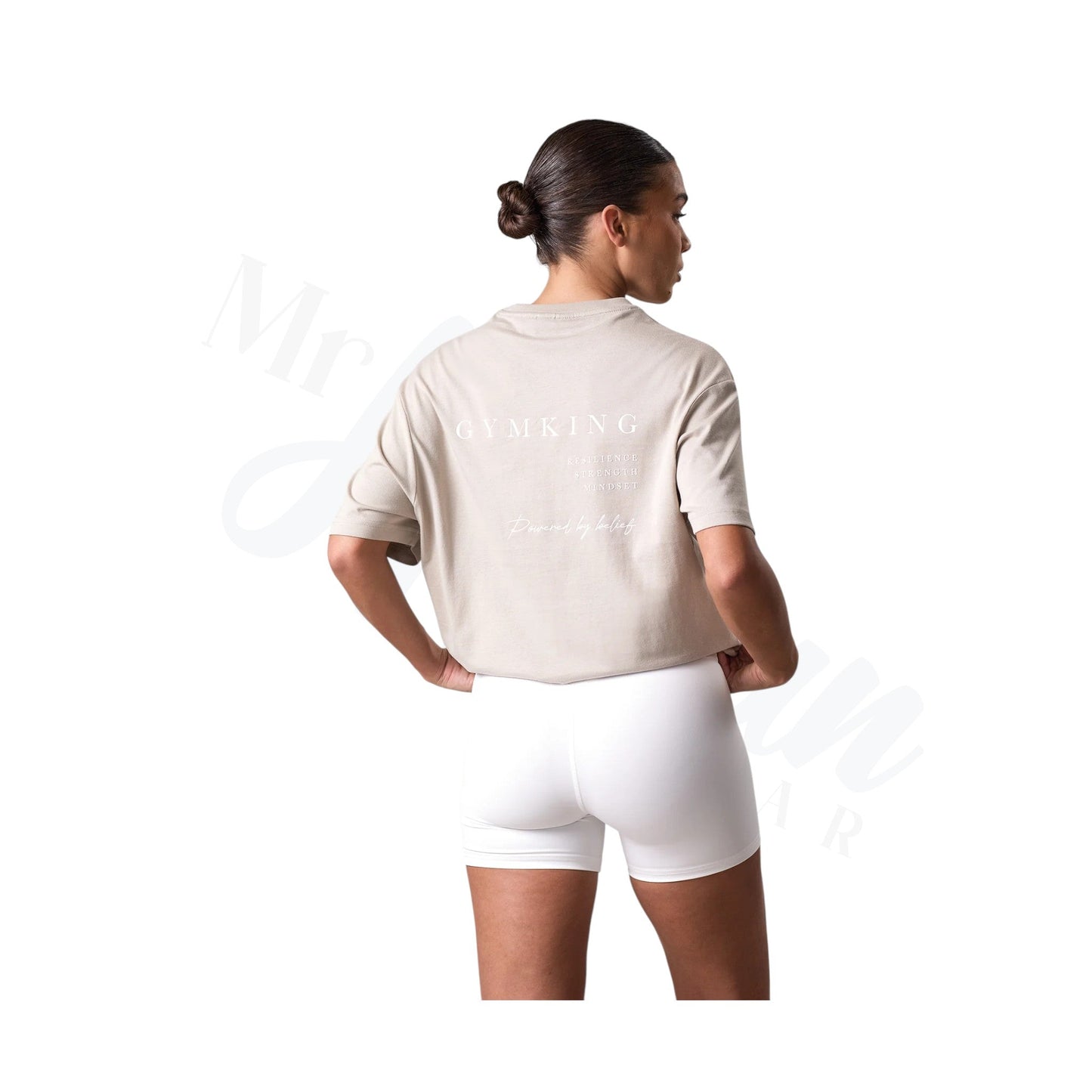 Effortless Style in Vanilla Brown Tee