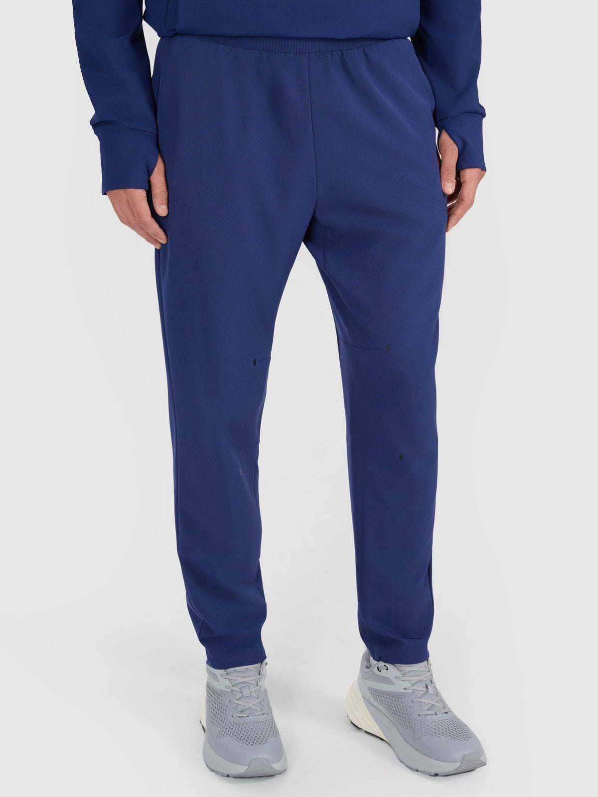 Men's quick-drying training pants 4F x Robert - navy blue