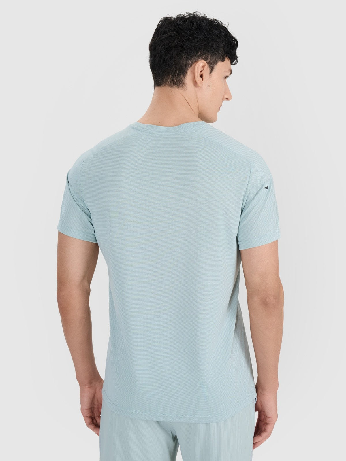 Men's regular quick-drying training T-shirt Robert Lewandowski - turquoise