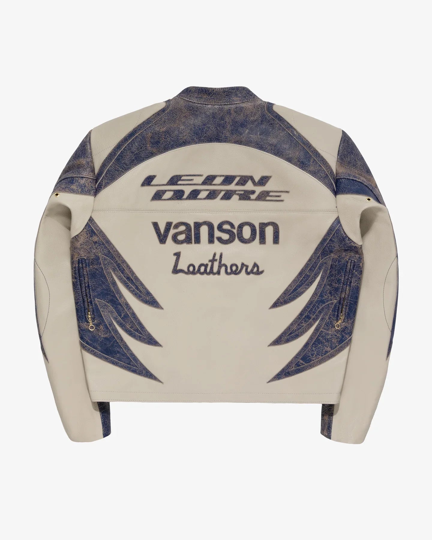 Vanson Distressed Leather Moto Jacket
