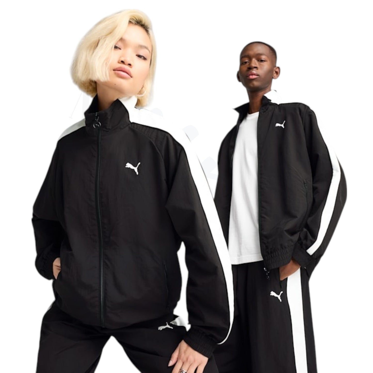 Bold T7 Oversized Zip-Up Track Jacket