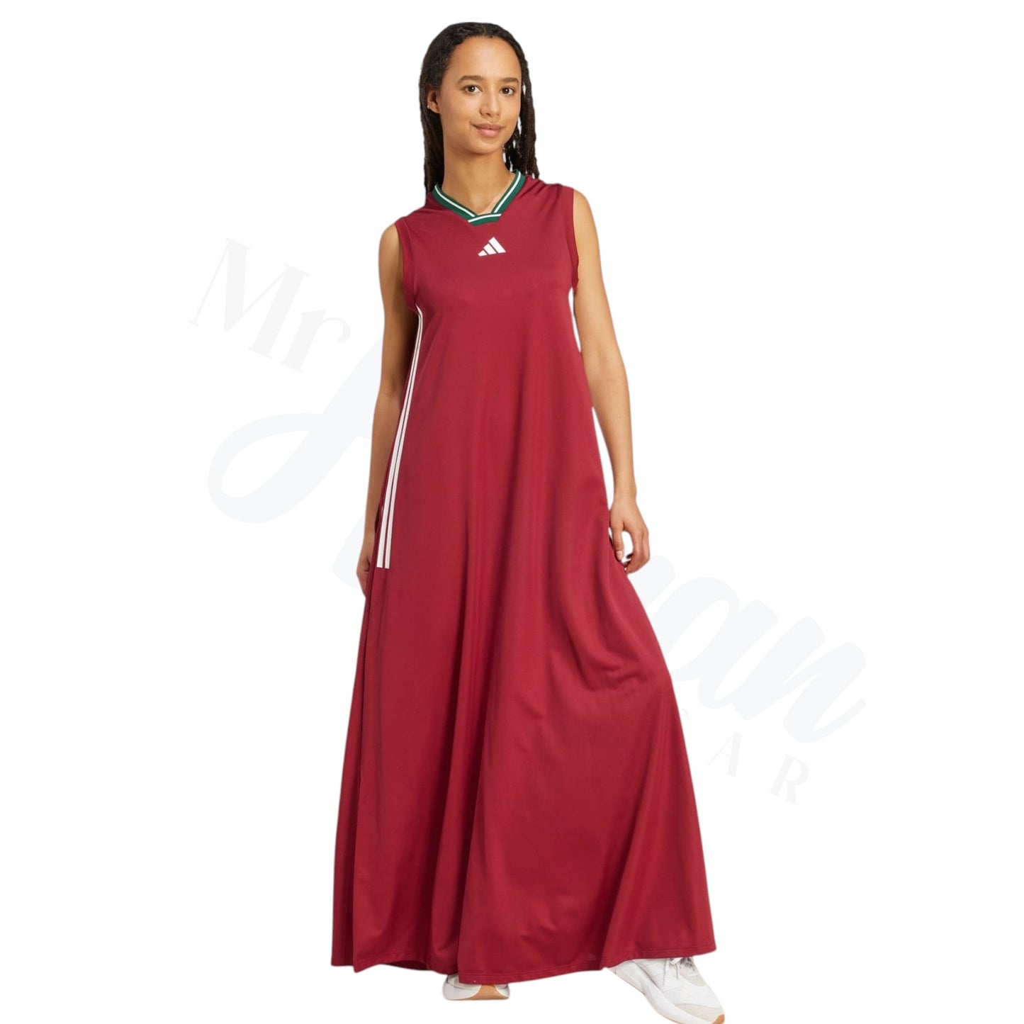 Tiro Cut 3-Stripes Soft Mesh Long Dress